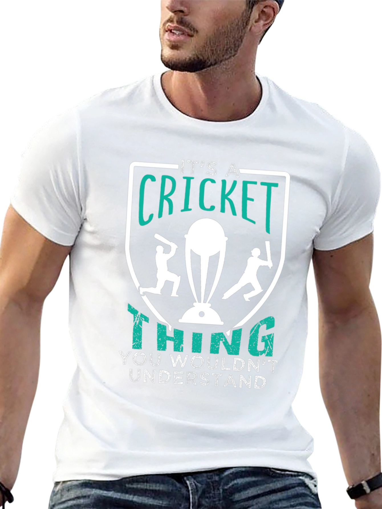 Black Cricket Thing Graphic T-Shirt view 13