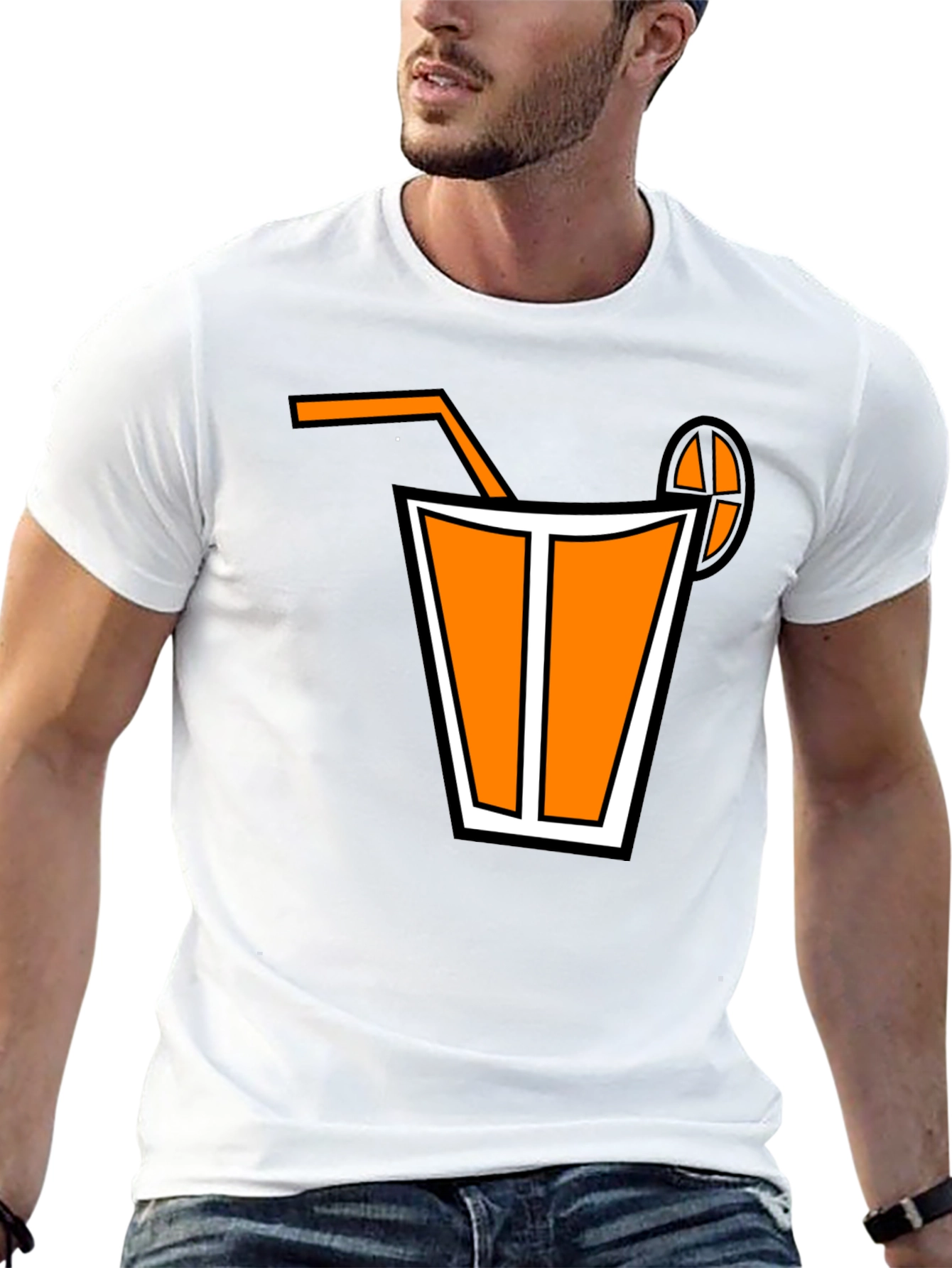 Black Orange Juice Graphic Tee view 13
