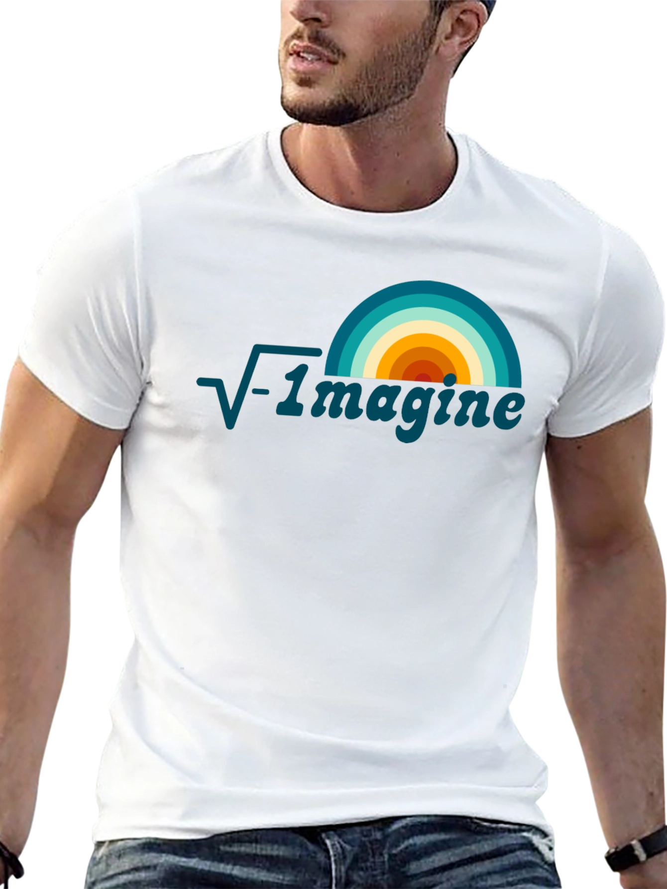 Black Imagine Math T-Shirt: Unique Graphic Tee for Thinkers view 13
