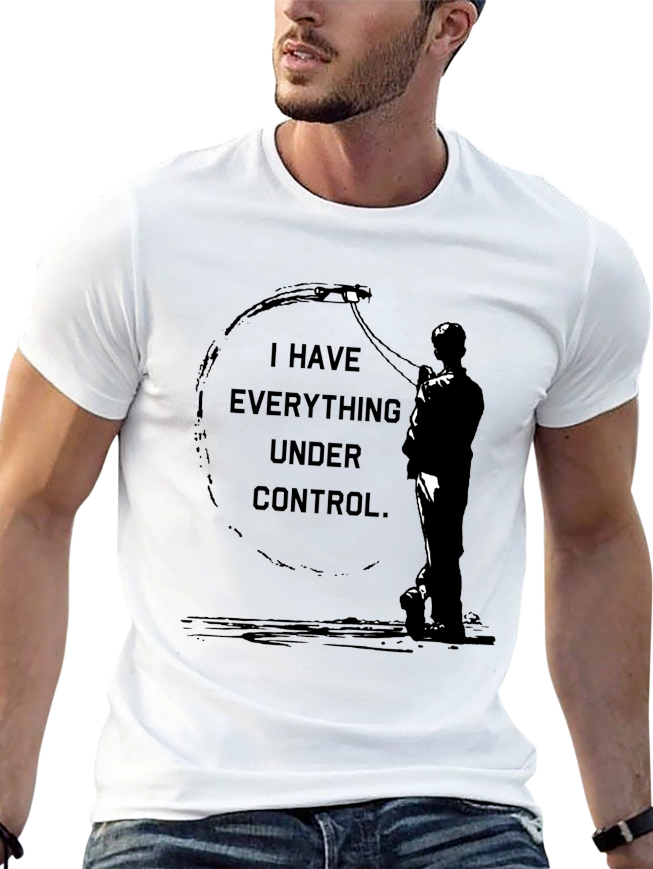 Black Control Graphic T-Shirt view 13