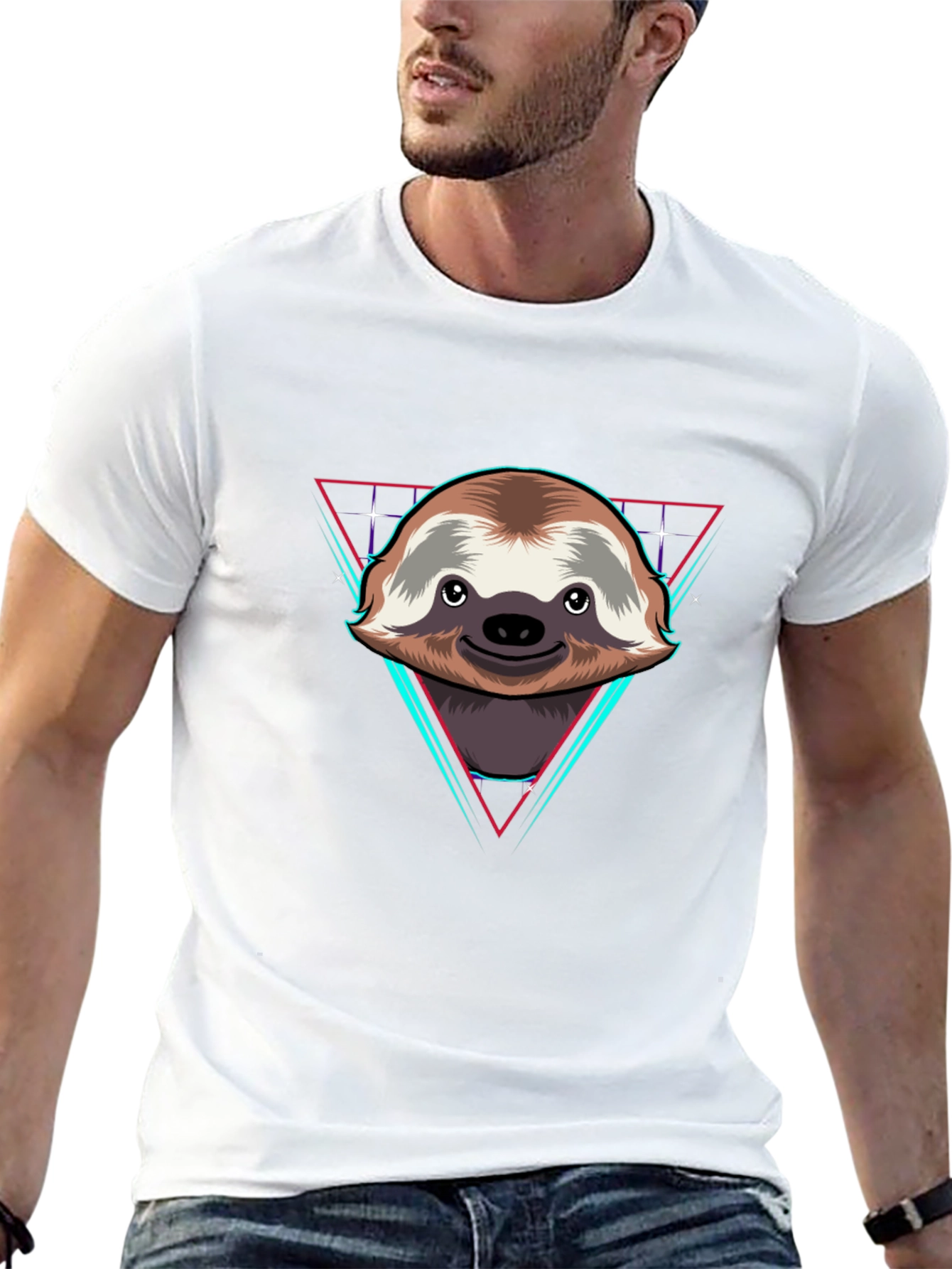 Black Sloth Graphic Tee - Cool Retro Style view 13