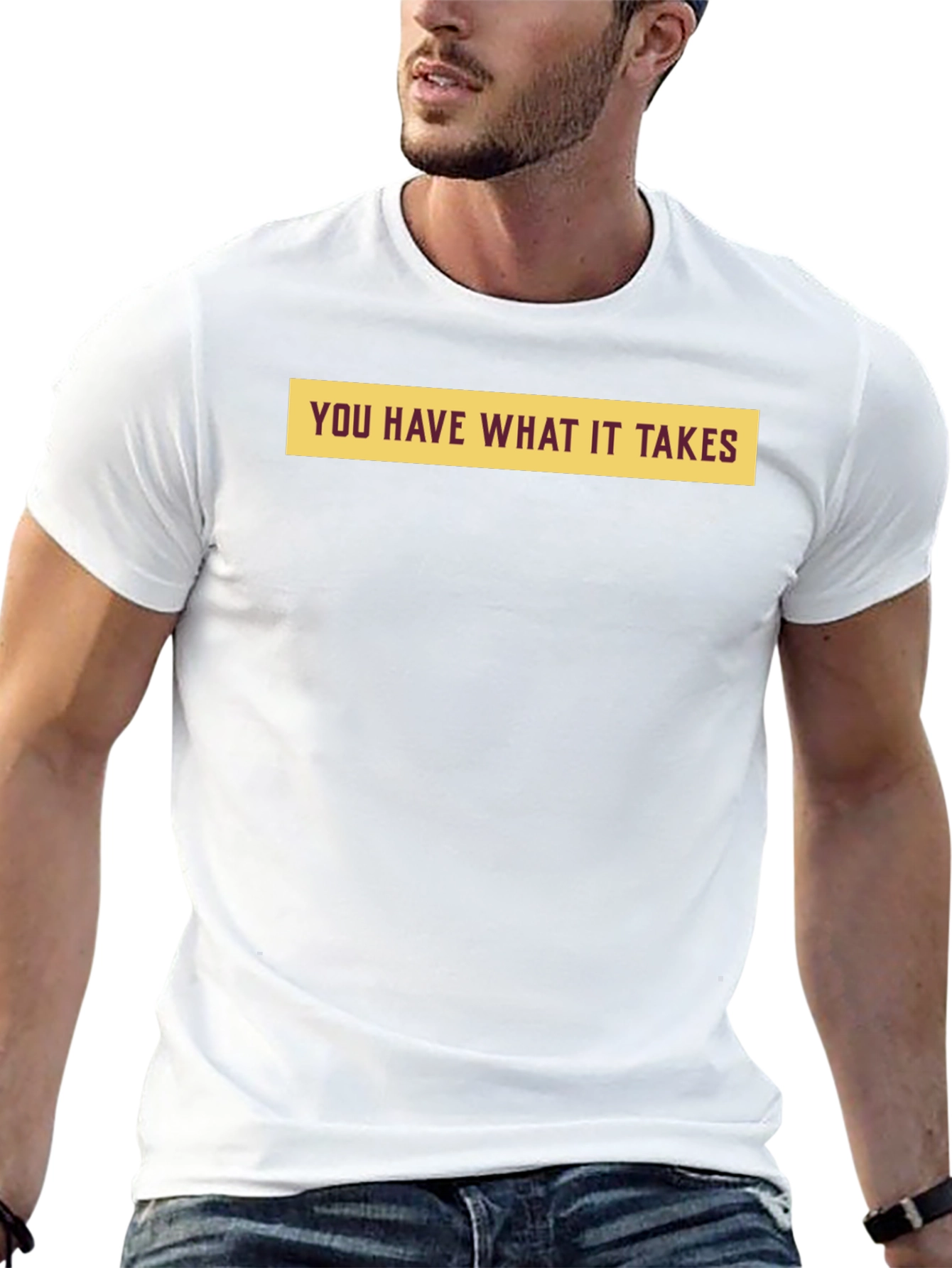 Black Motivational 'You Have What It Takes' Black T-Shirt view 13