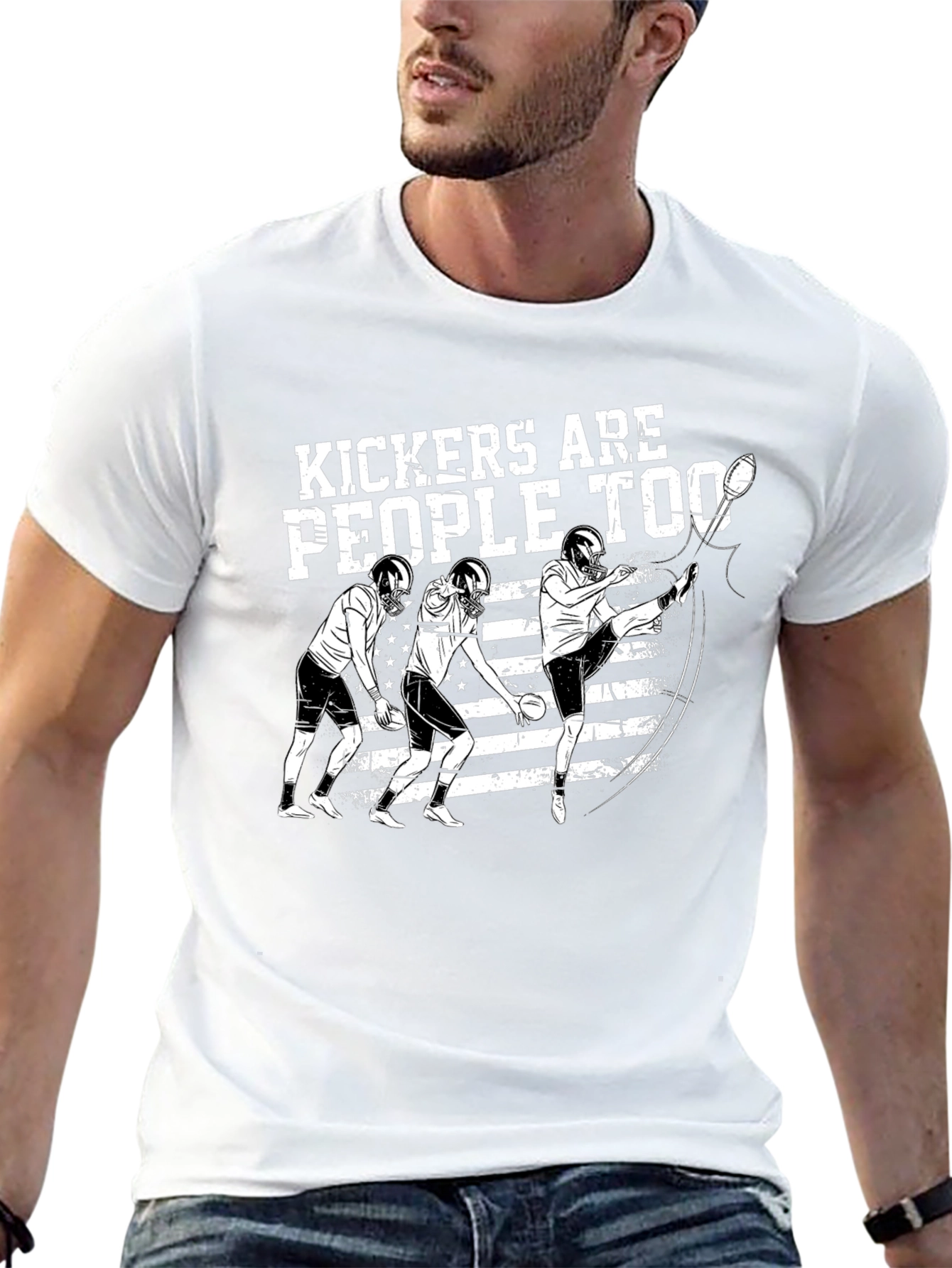 Black Kickers Are People Too Graphic Tee view 13