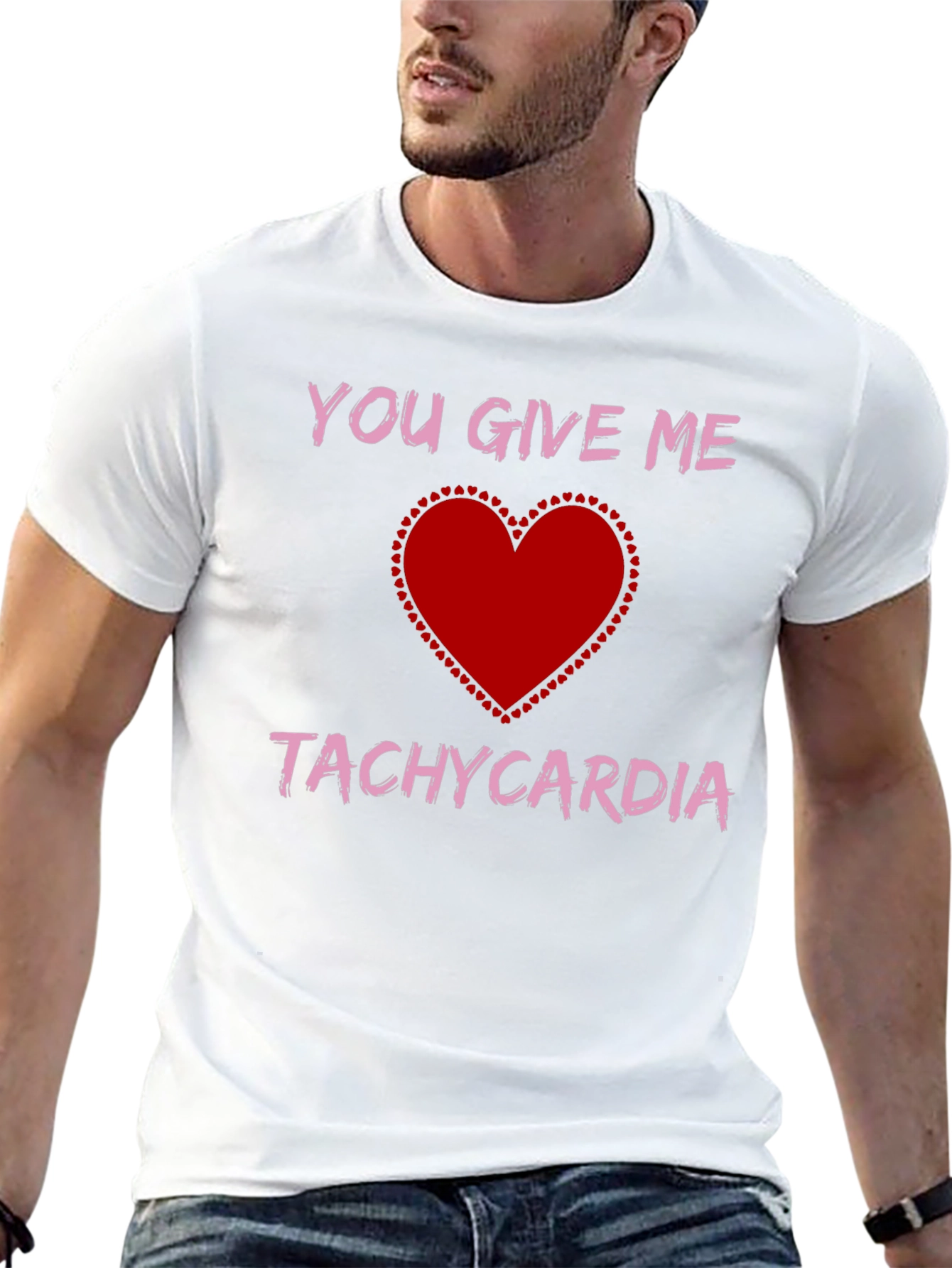 Black You Give Me Tachycardia Graphic Tee view 13
