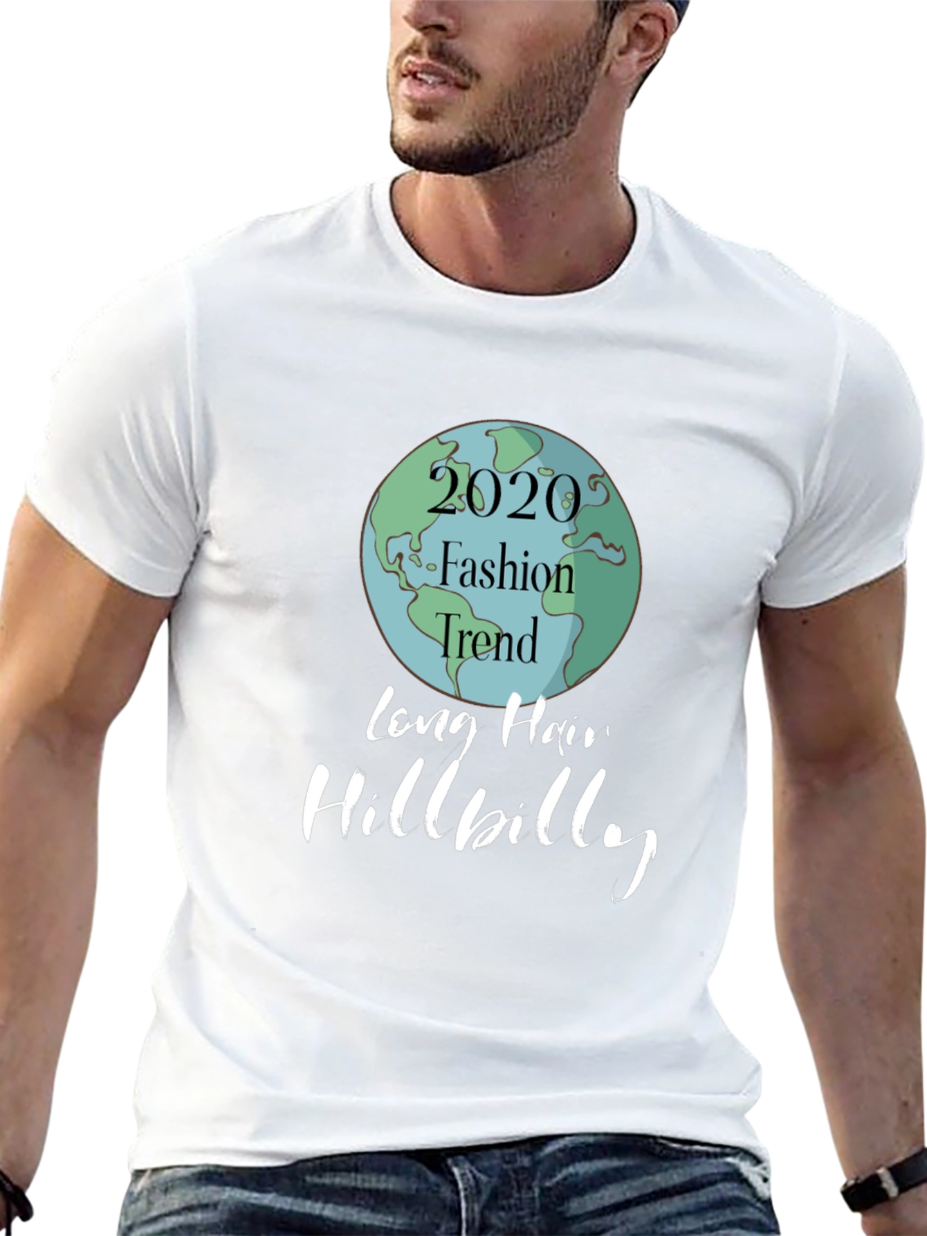 Black 2020 Fashion Trend Hillbilly Graphic Tee view 13