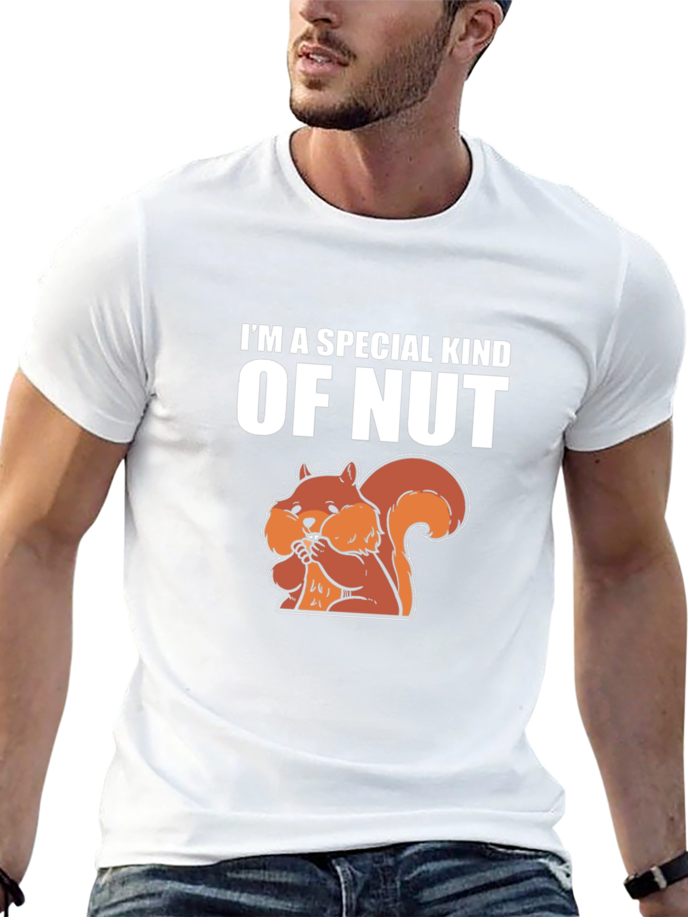 Black I'm a Special Kind of Nut T-Shirt view 13