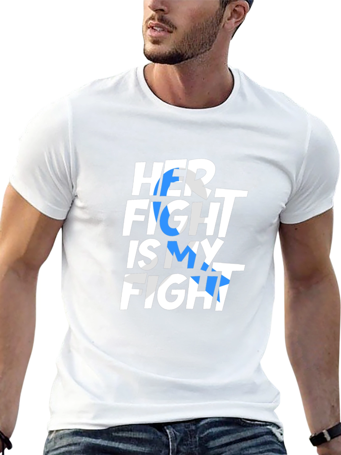 Black Her Fight is My Fight T-Shirt view 13