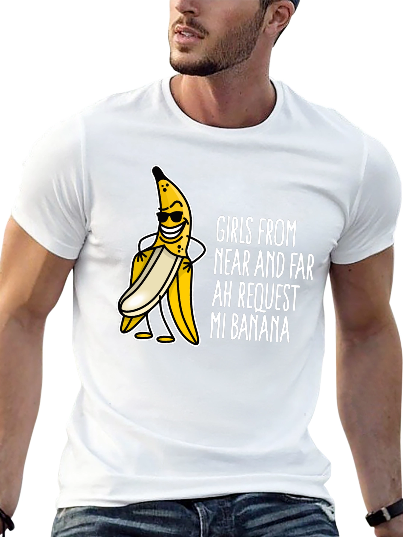 Black Girls Want My Banana T-Shirt view 13