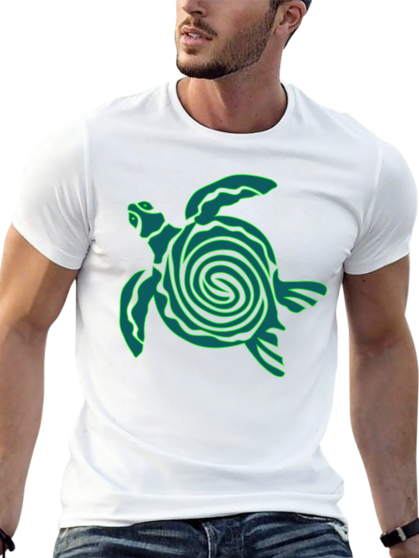 Black Turtle Graphic Tee - Black T-Shirt view 13