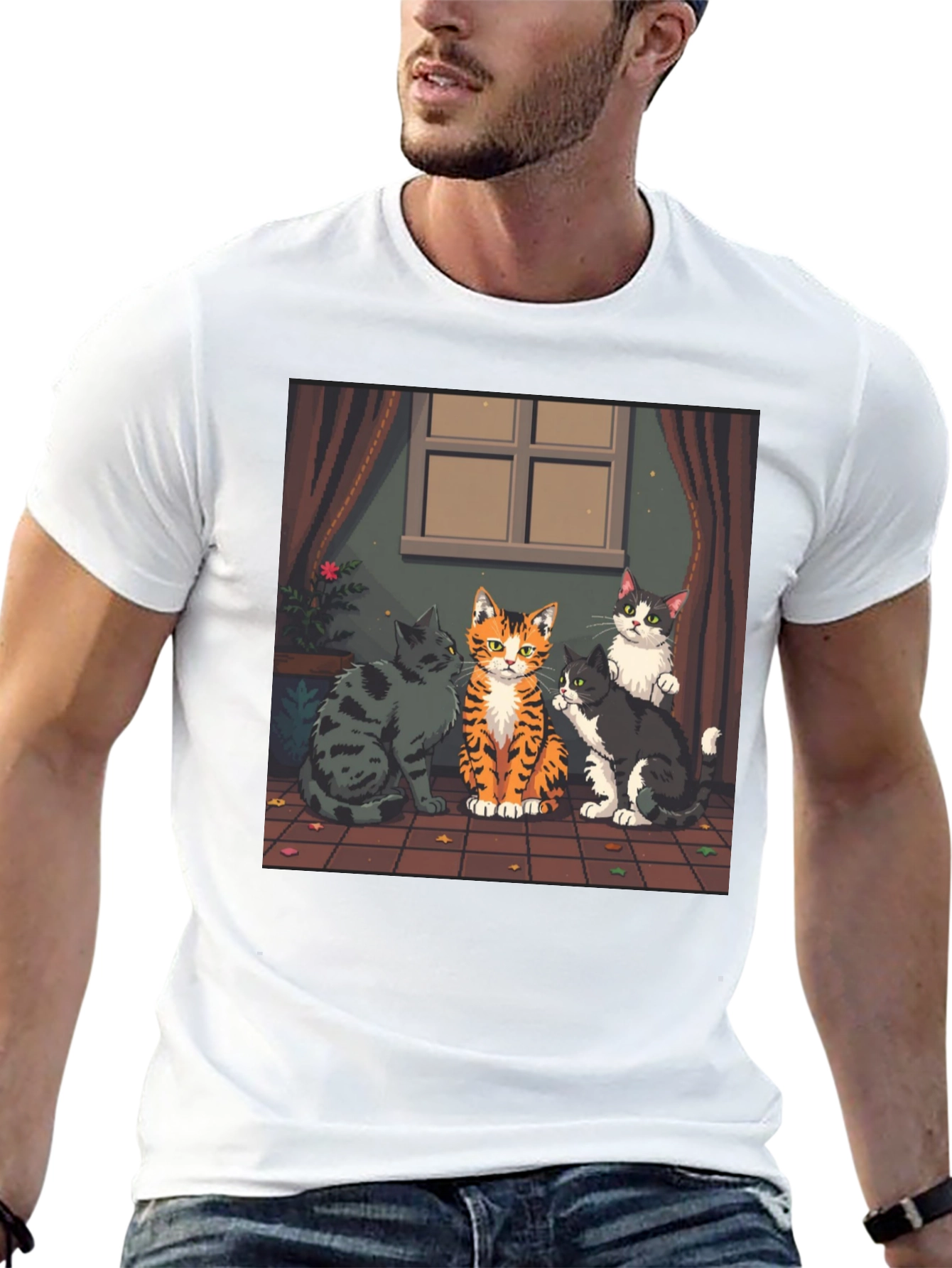 Black Cats Crew T-Shirt view 13