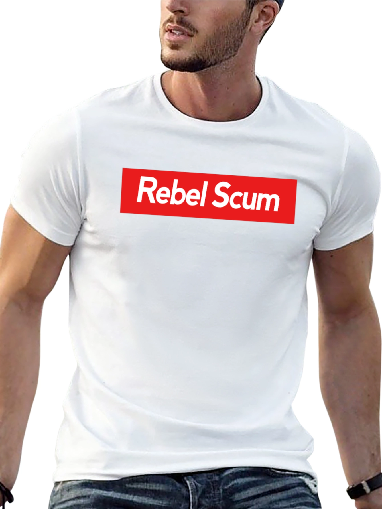 Black Rebel Scum Graphic Tee - Supreme Style view 13
