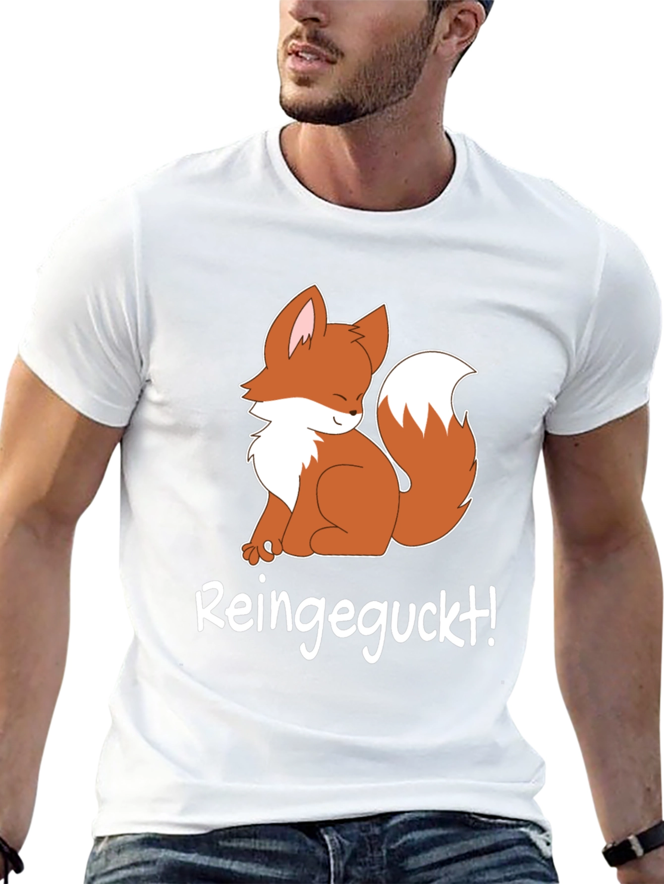 Black Cute Fox Graphic T-Shirt - Reingeguckt! view 13