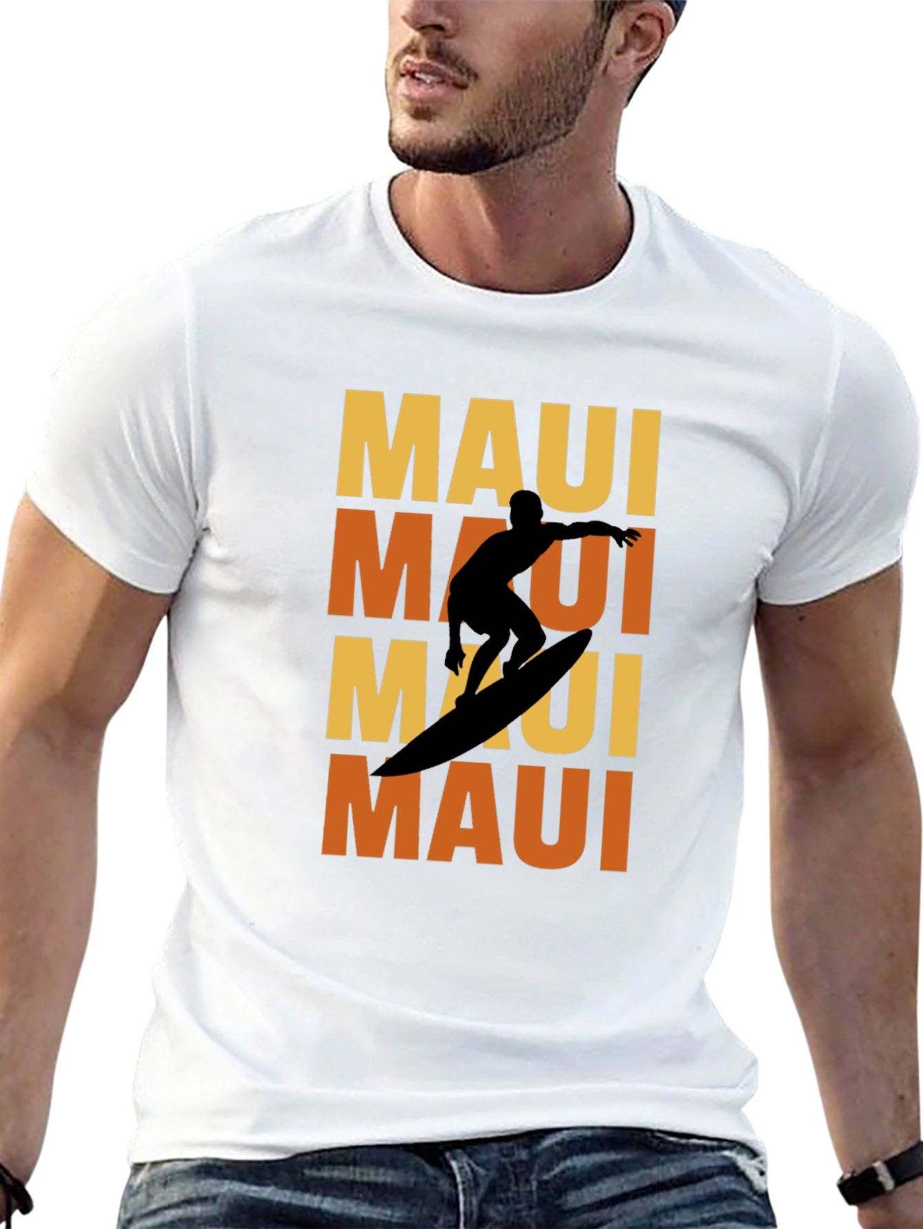 Maui Surfer T-Shirt - Retro Style - 13