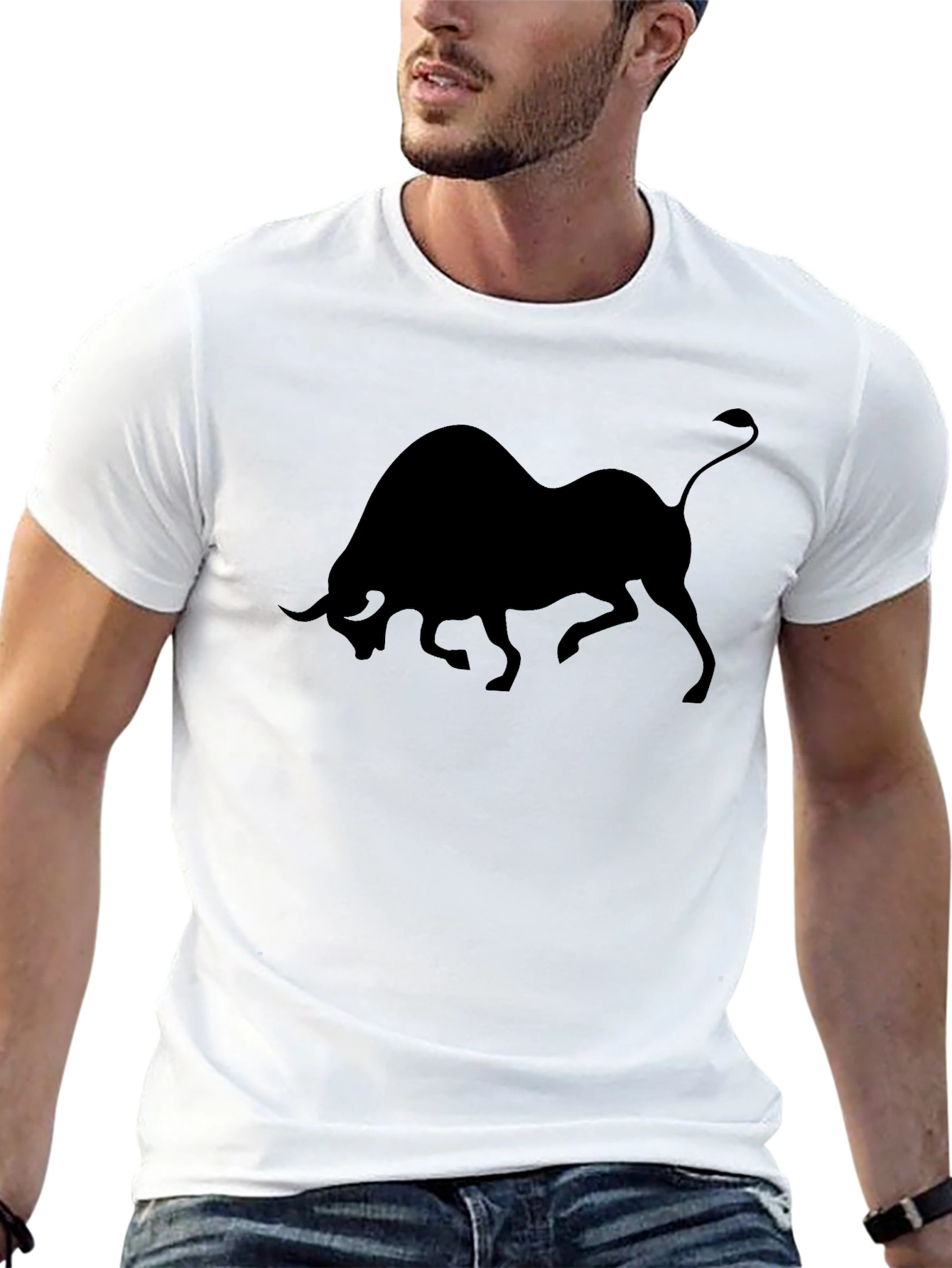 Black Black Bull Graphic Tee - Modern Style view 13