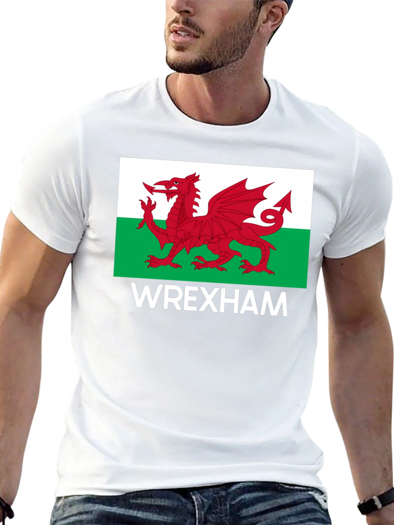 Wrexham Wales Flag T-Shirt - 13