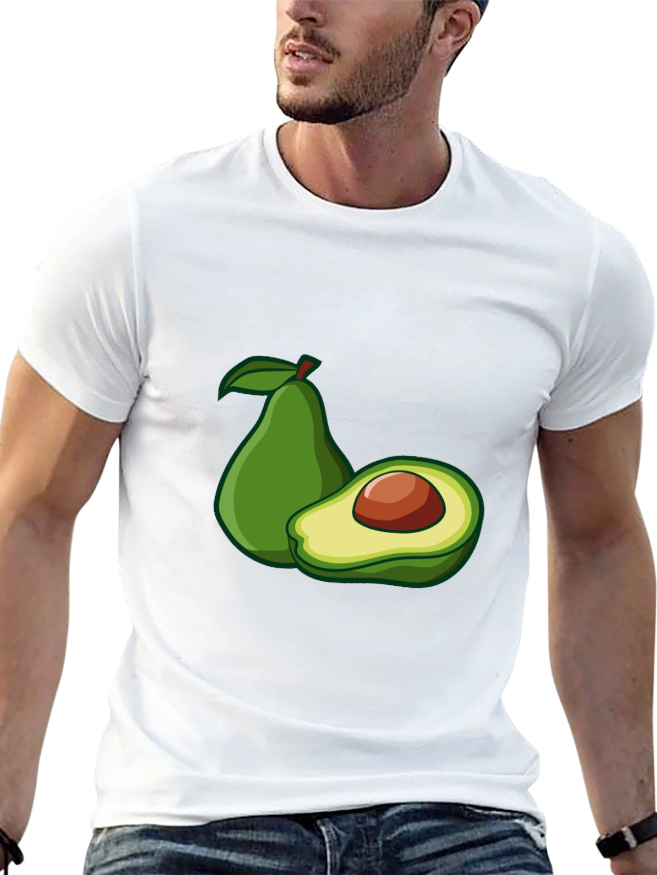 Black Avocado Graphic Tee - Modern Style view 13