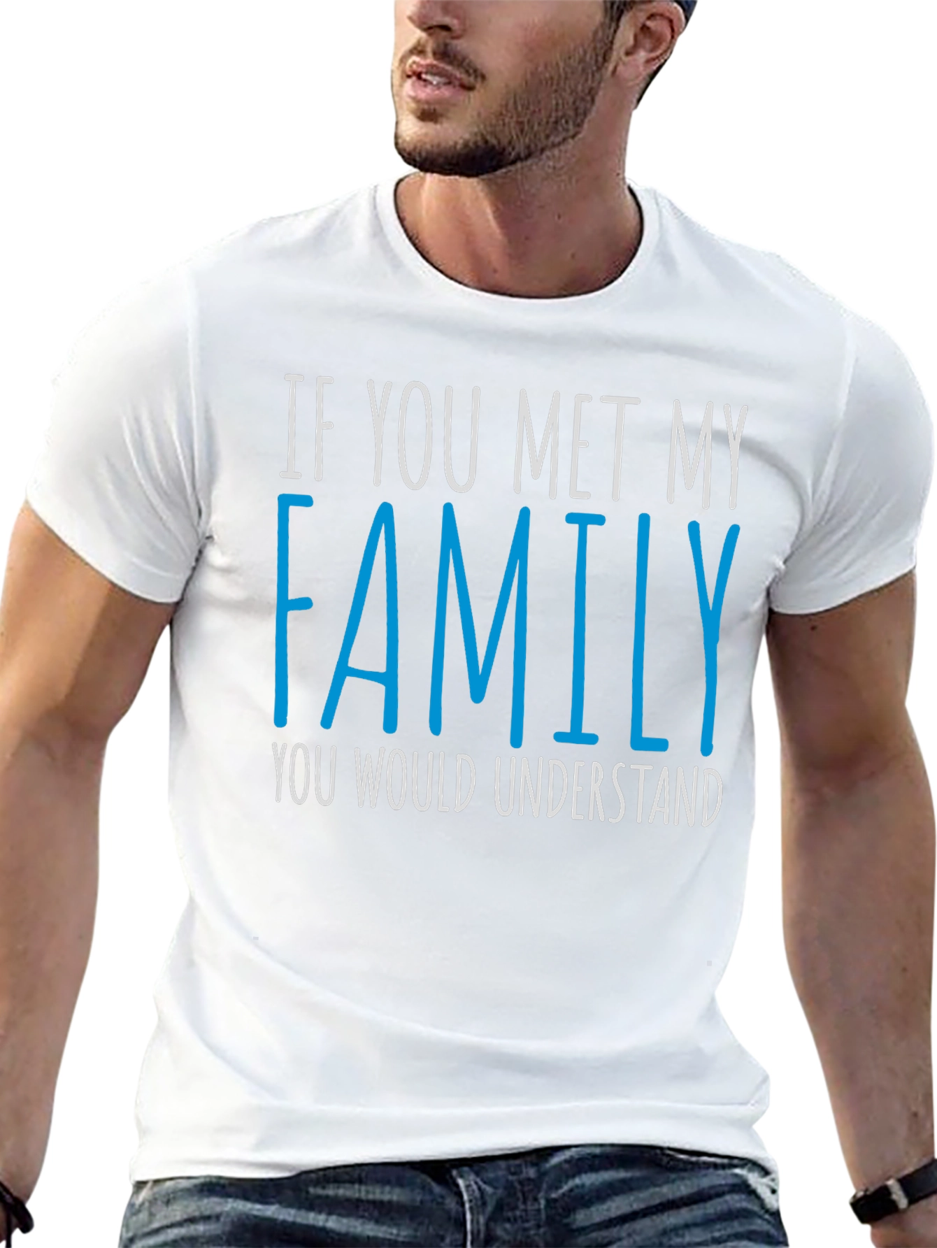 Black Family T-Shirt: "If You Met My Family You Would Understand" view 13