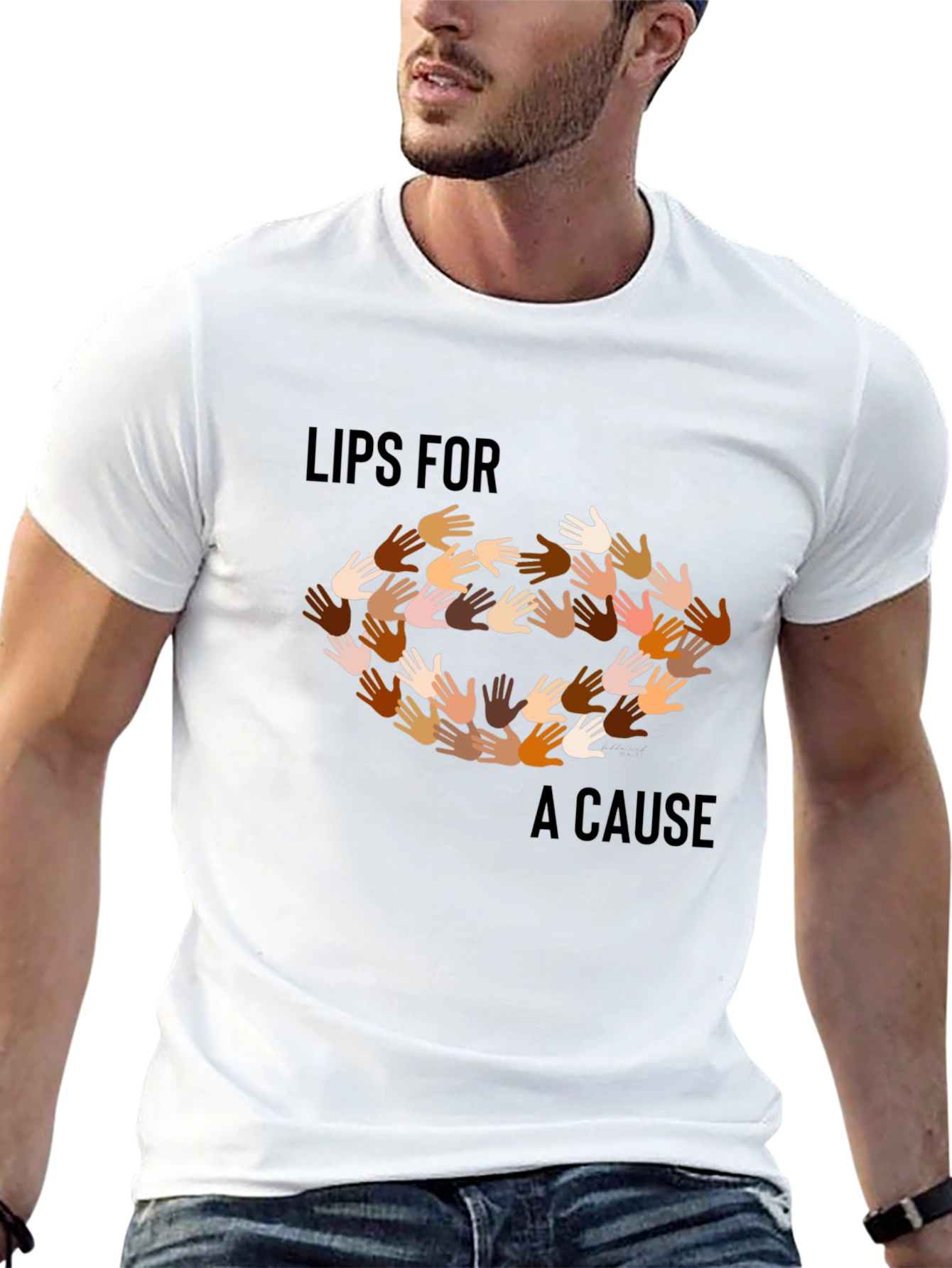 Black Lips For A Cause T-Shirt view 13