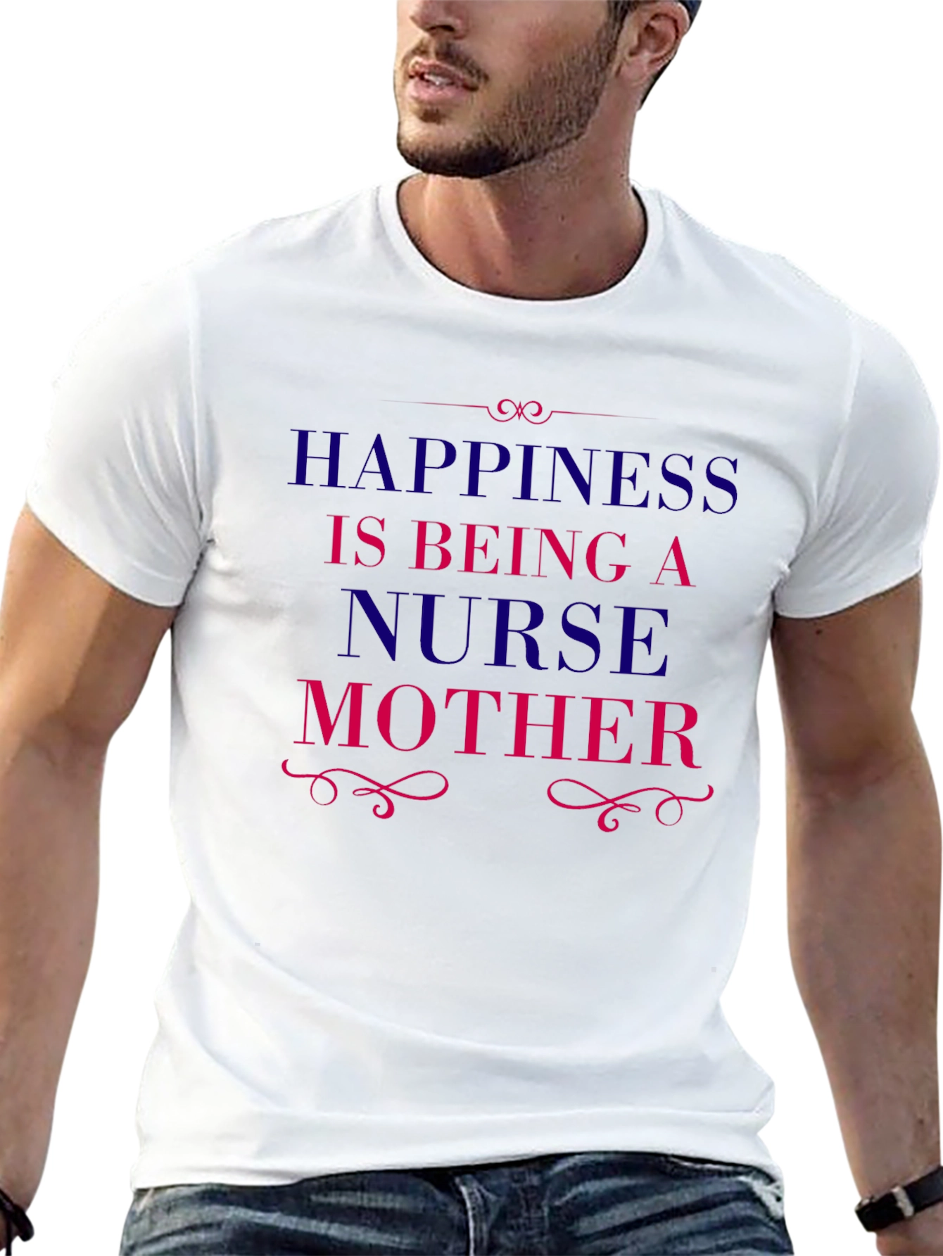 Black Happiness is Being a Nurse Mother T-Shirt view 13