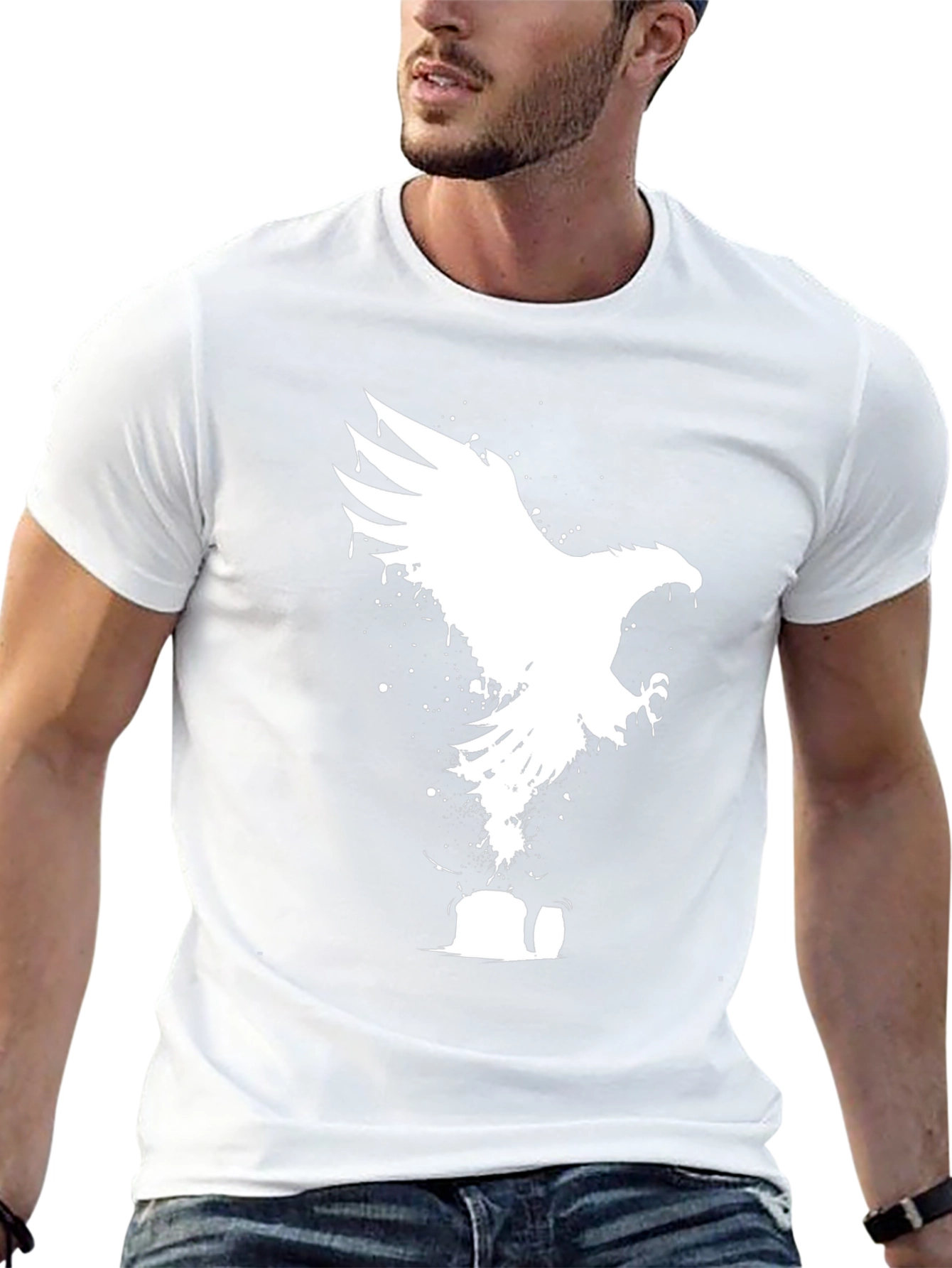 Black Eagle Graphic Tee - Black view 13