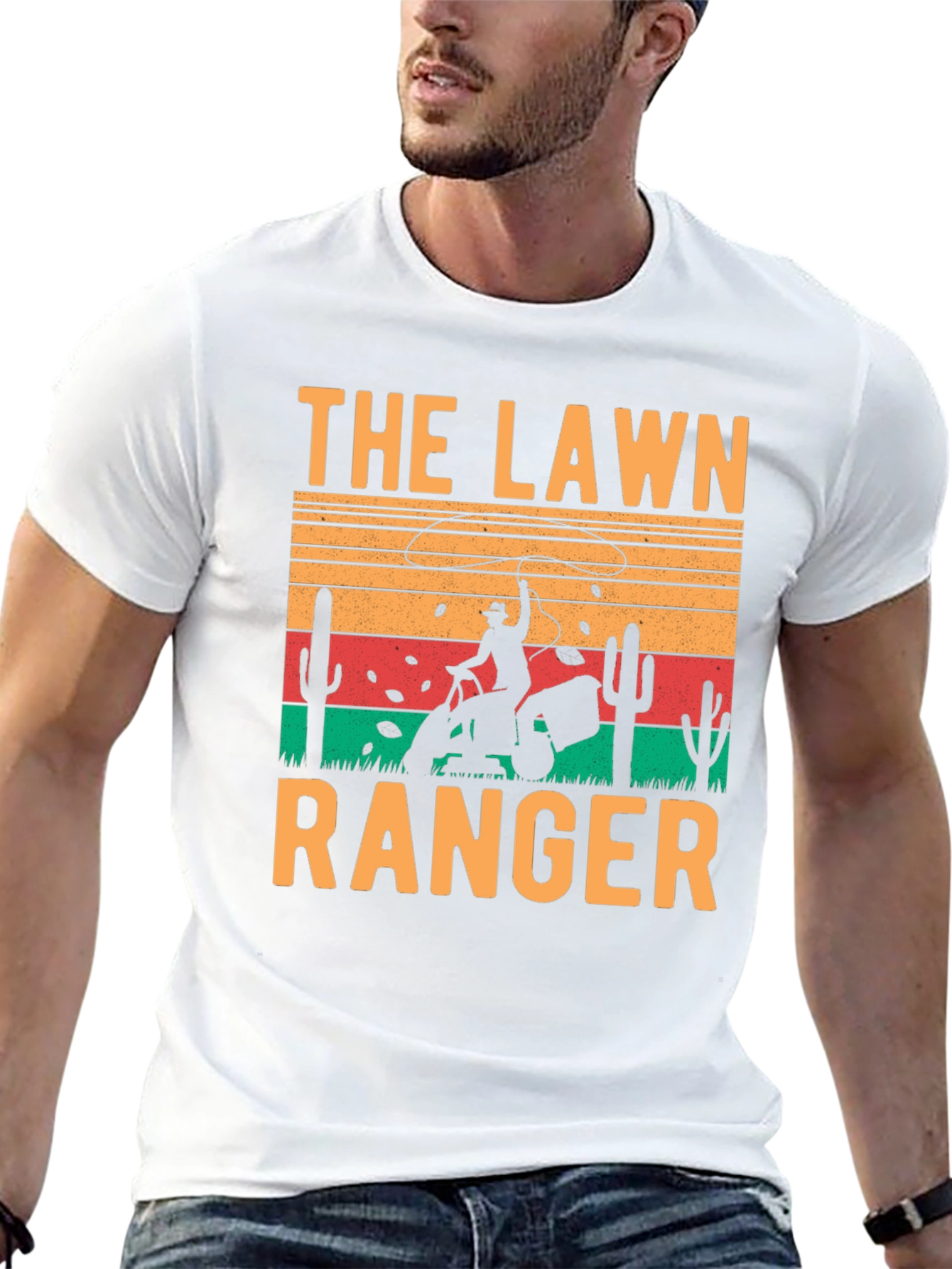 Black The Lawn Ranger Graphic T-Shirt view 13