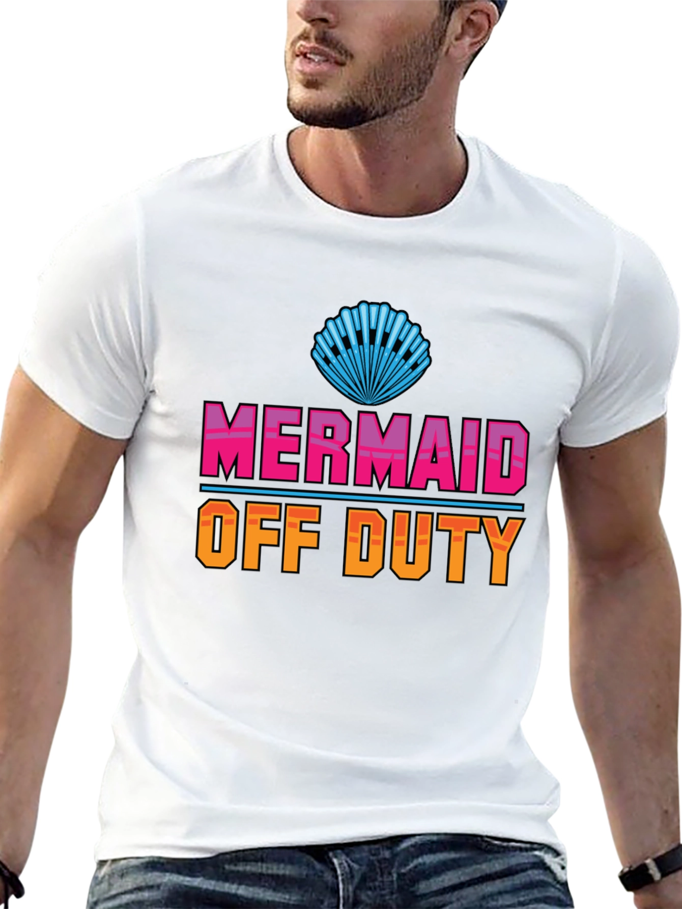 Black Mermaid Off Duty Graphic Tee view 13