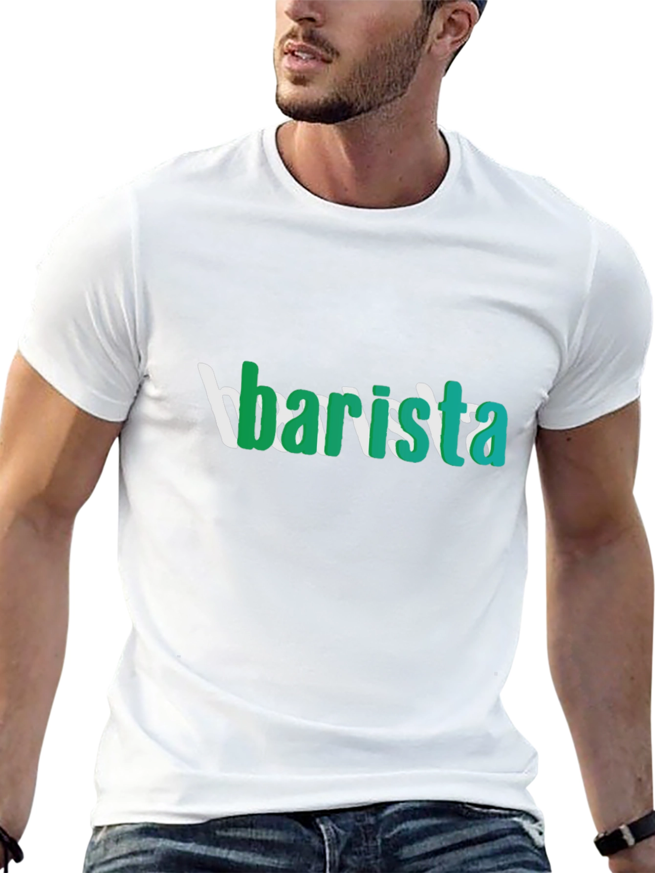 Black Barista Graphic Tee - Stylish Coffee Lover T-Shirt view 13