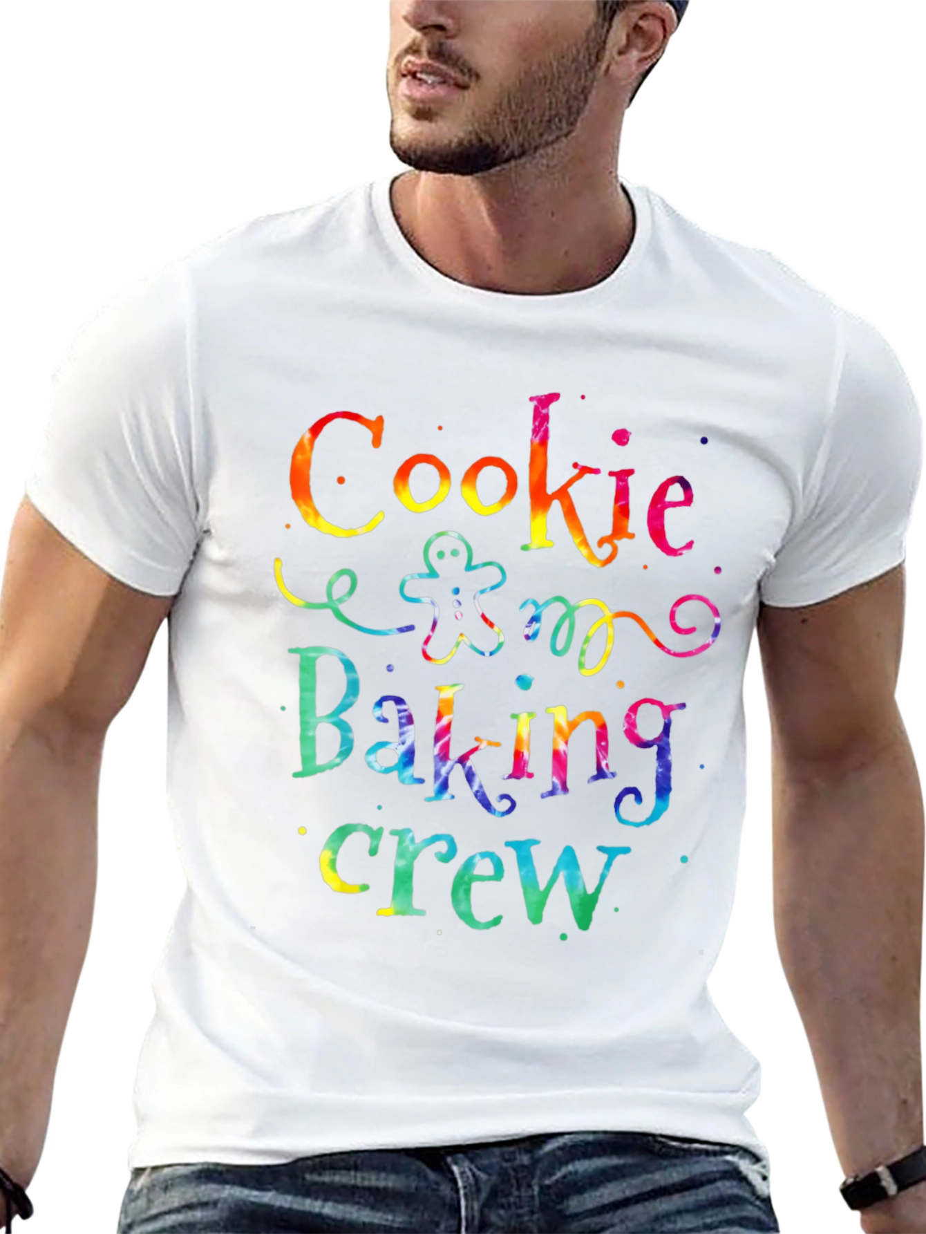 Black Cookie Baking Crew Tie-Dye T-Shirt view 13