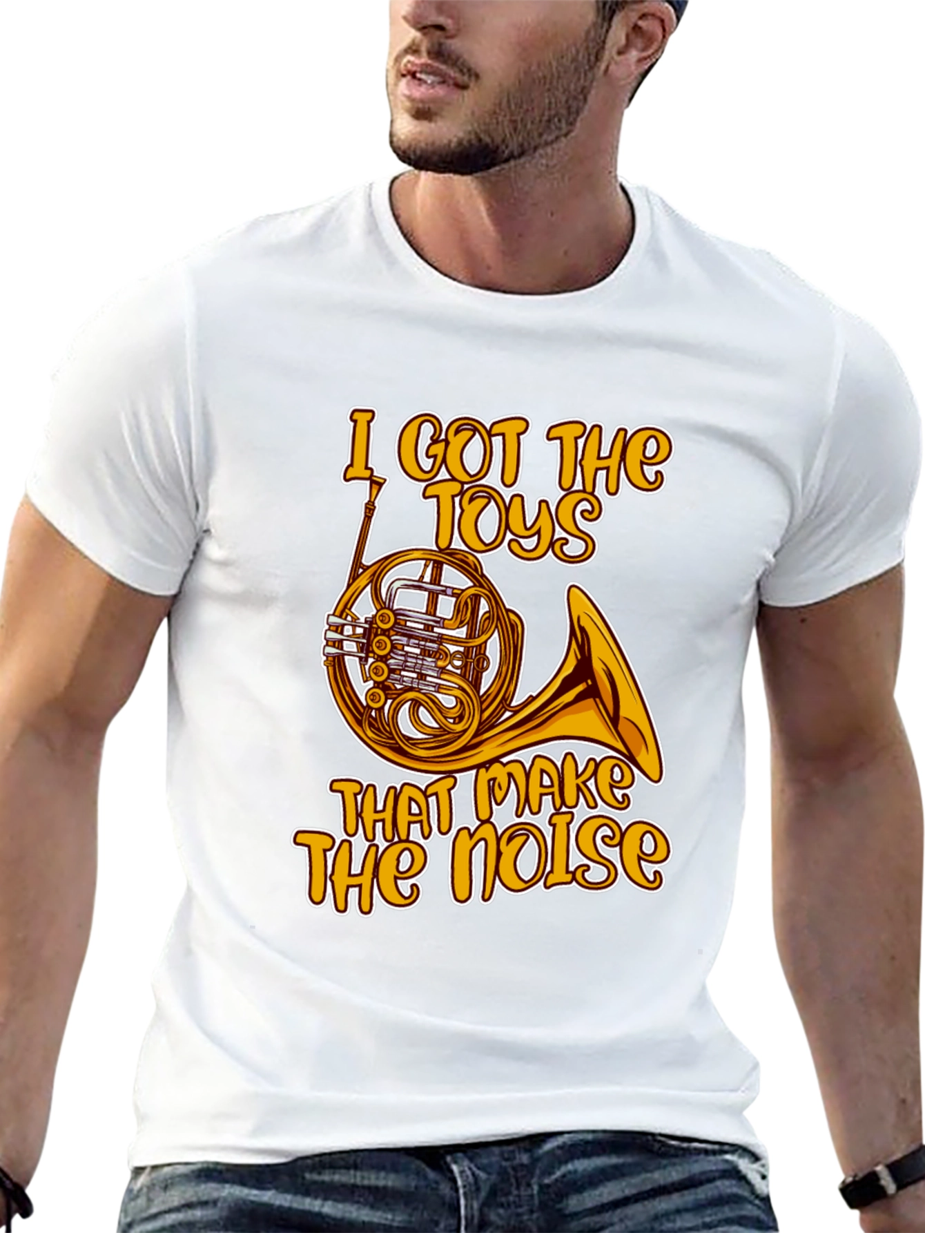 Black I Got the Toys That Make The Noise T-Shirt view 13