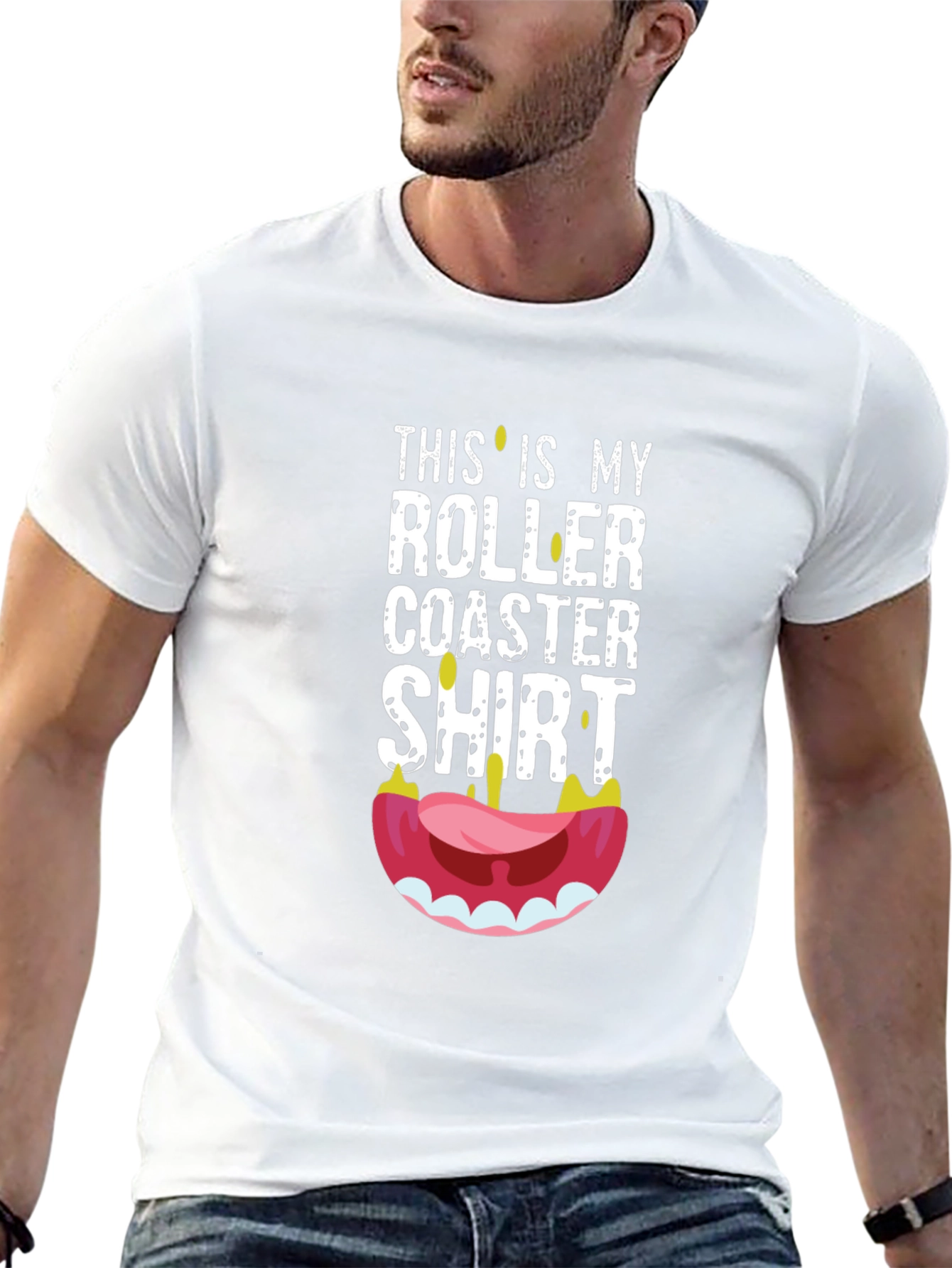 Black Roller Coaster Shirt Funny Theme Park Tee view 13