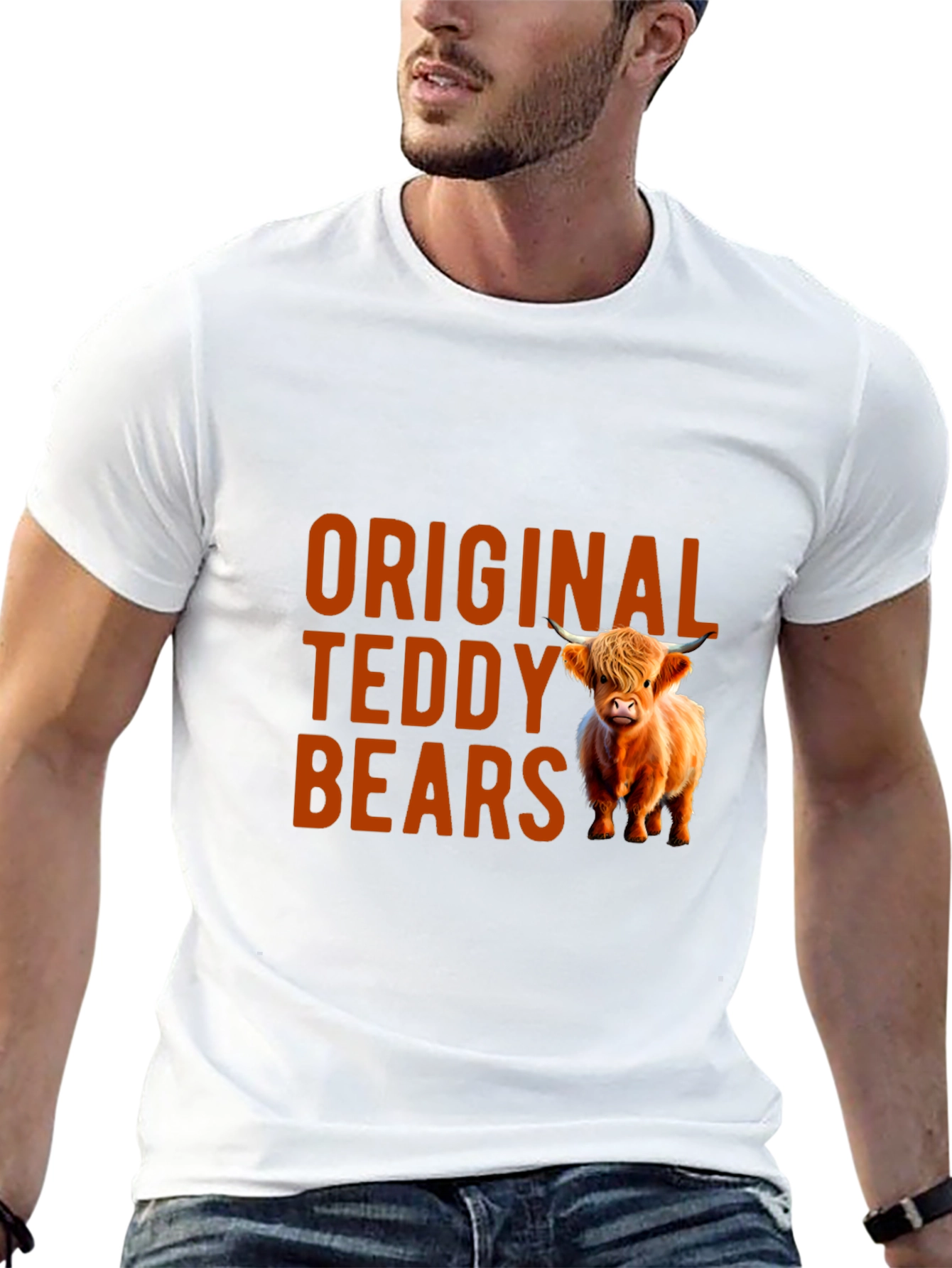 Black Original Teddy Bears Novelty Graphic T-Shirt view 13