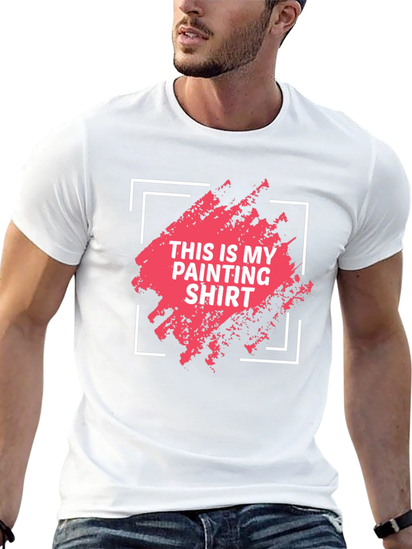 Black Painter's Shirt - This Is My Painting Shirt T-Shirt view 13