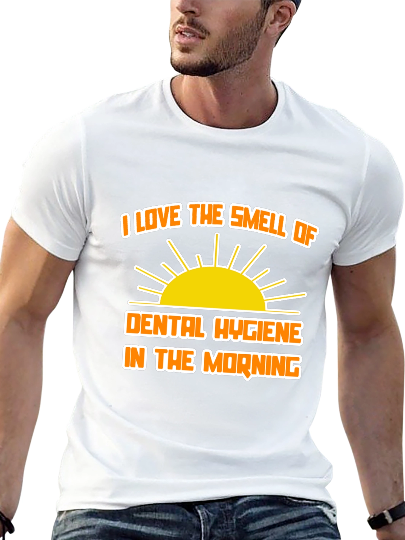 Black Dental Hygiene Morning Smell T-Shirt view 13
