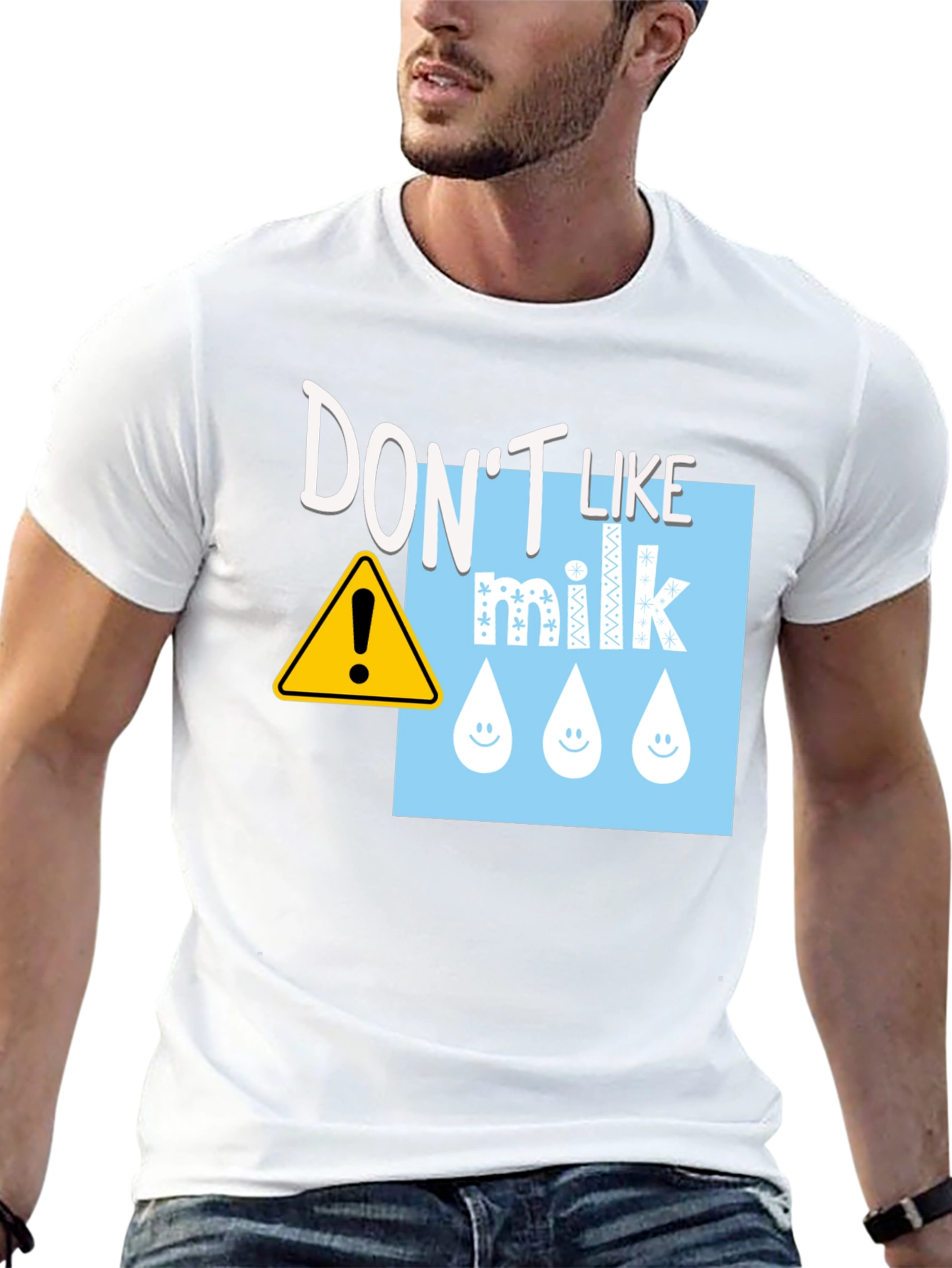 Don't Like Milk T-Shirt - Funny Dairy Allergy Tee - 13