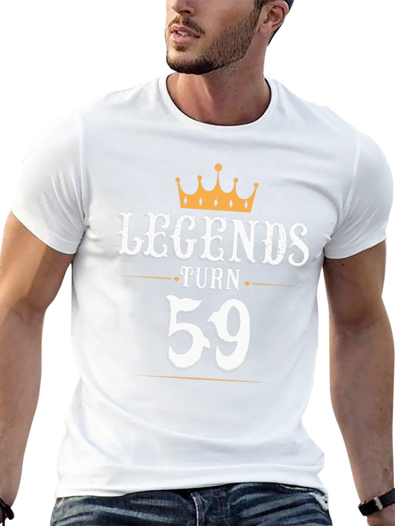 Legends Turn 59 T-Shirt - Birthday Gift Tee - 13