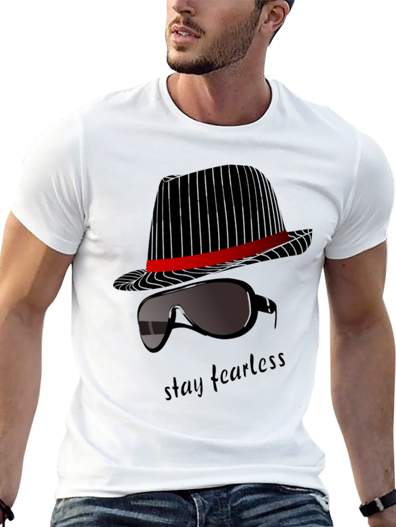 Stay Fearless Graphic T-Shirt - Sleek Design - 13