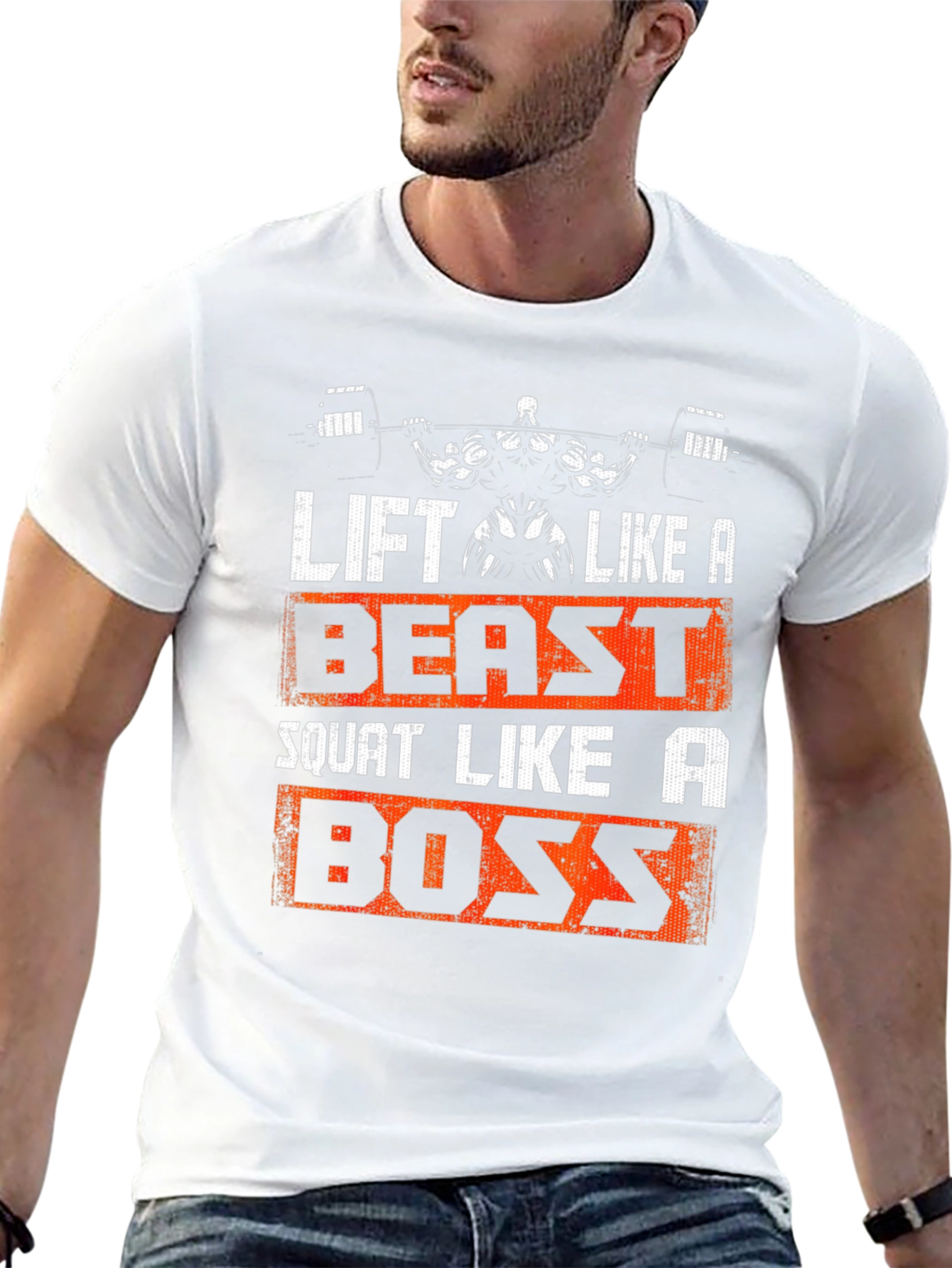 Black Lift Like A Beast T-Shirt view 13