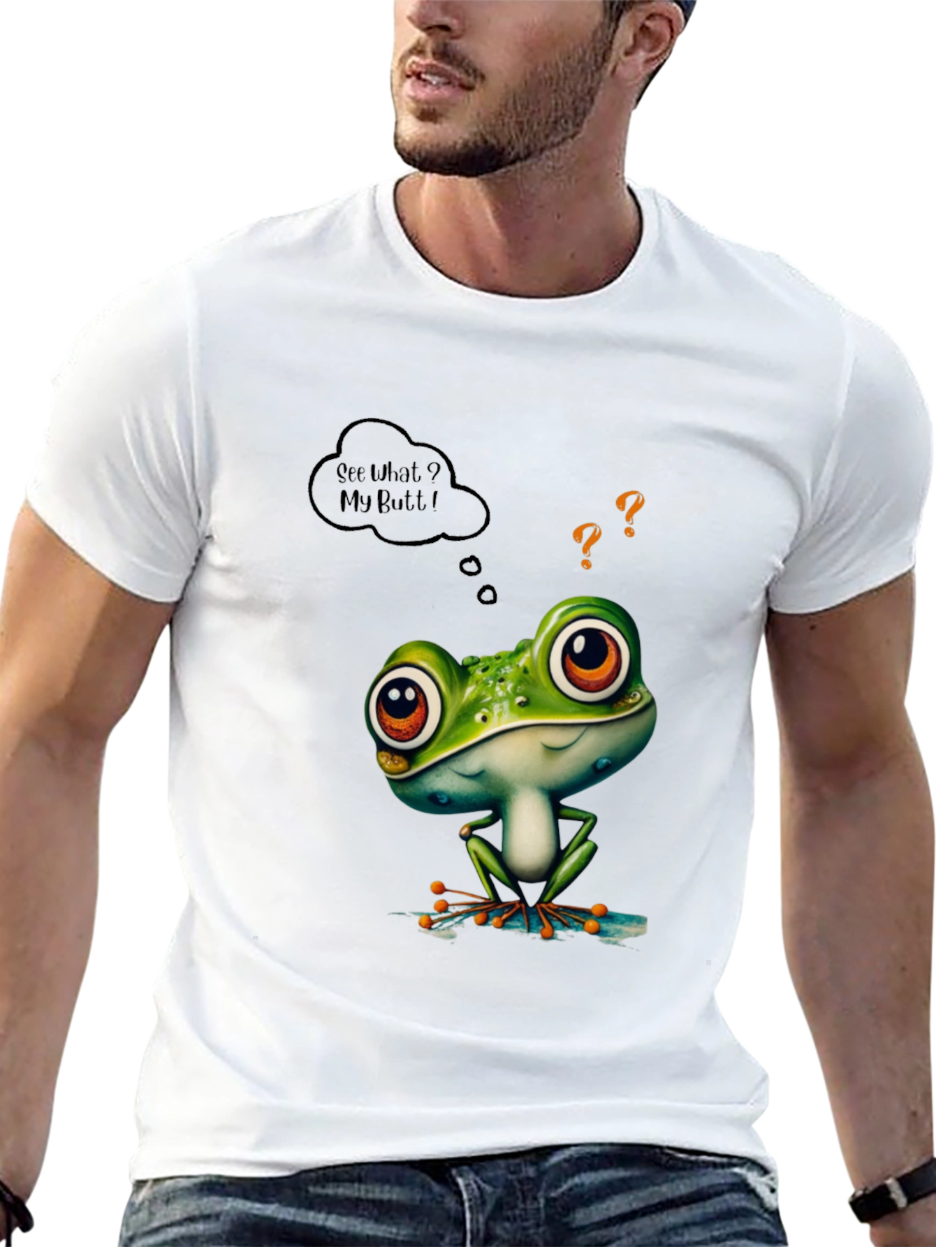 Black Frog Butt T-Shirt view 13