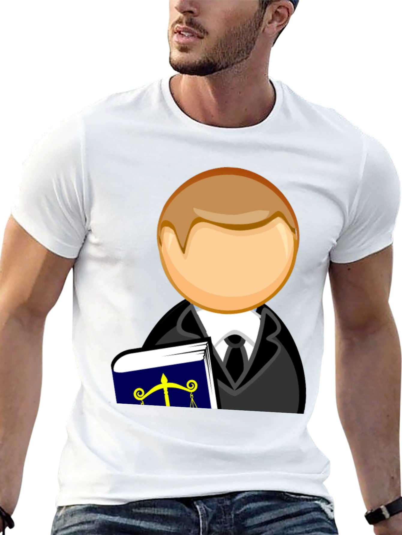Black Lawyer Style T-Shirt view 13