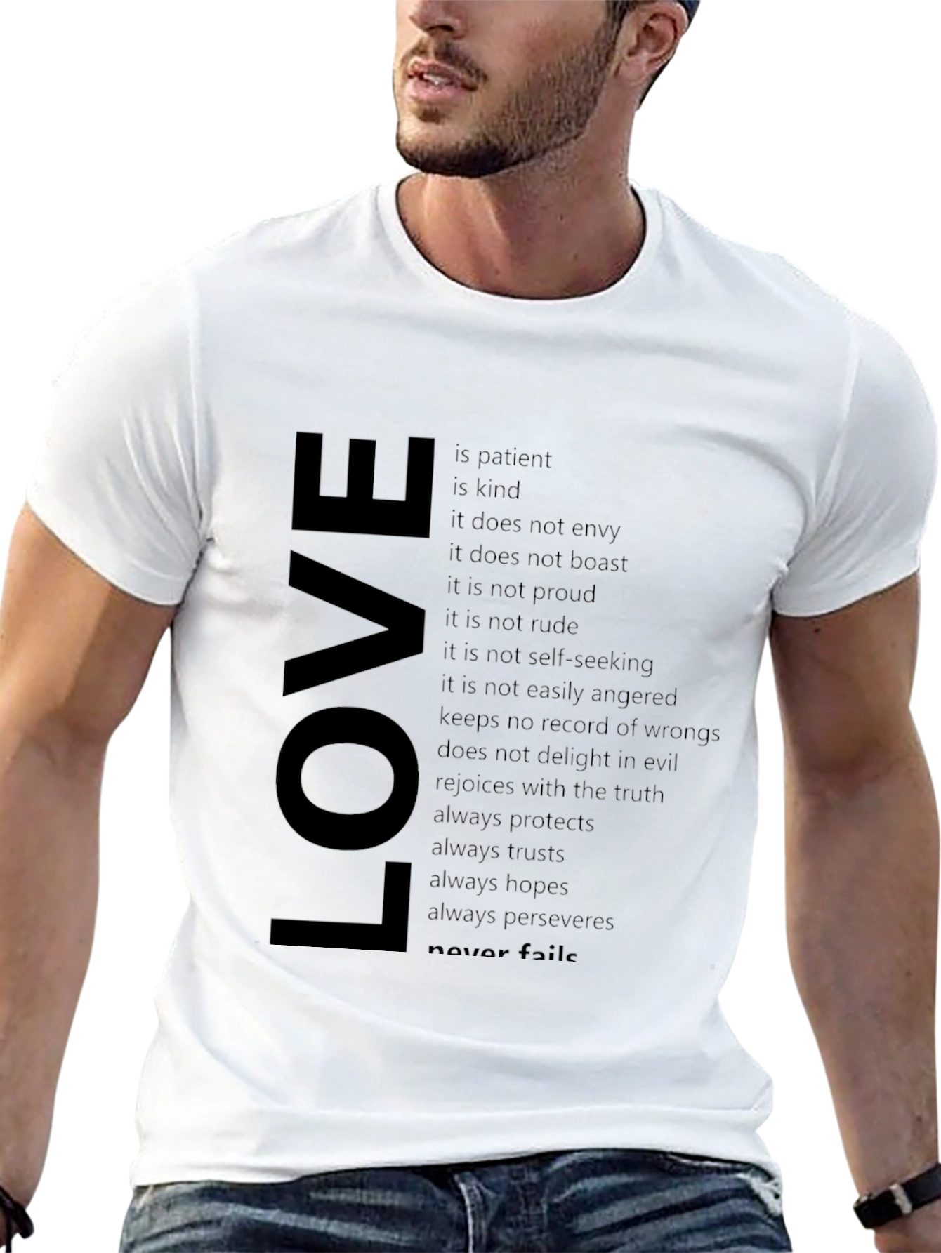 Black Love Definition T-Shirt - Inspirational Graphic Tee view 13