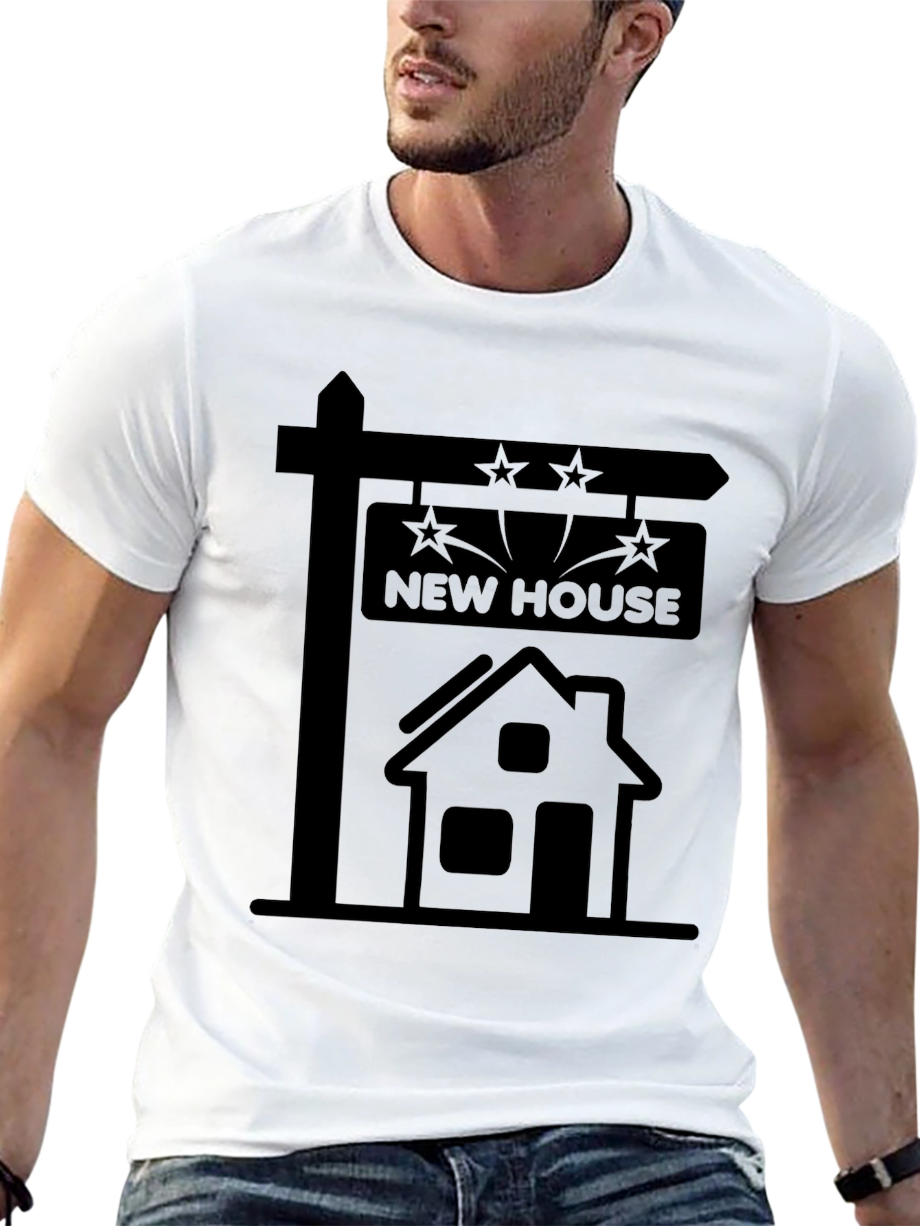 Black New House T-Shirt: Celebrate Your New Home! view 13