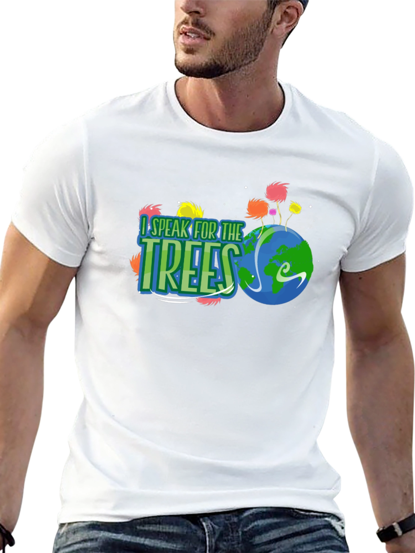 Black I Speak for the Trees T-Shirt Lorax Earth Day view 13