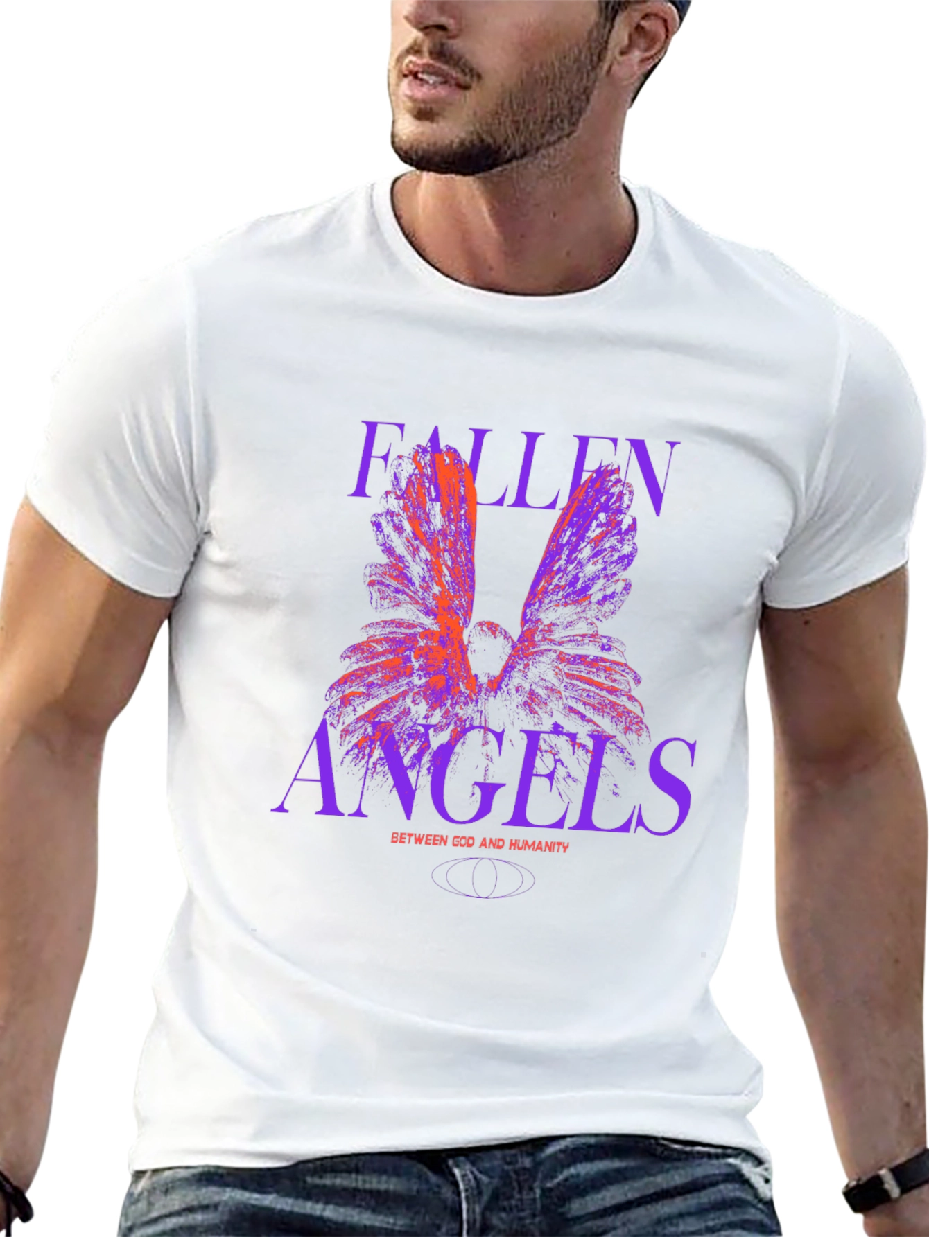 Black Fallen Angels Graphic Tee - Black view 13