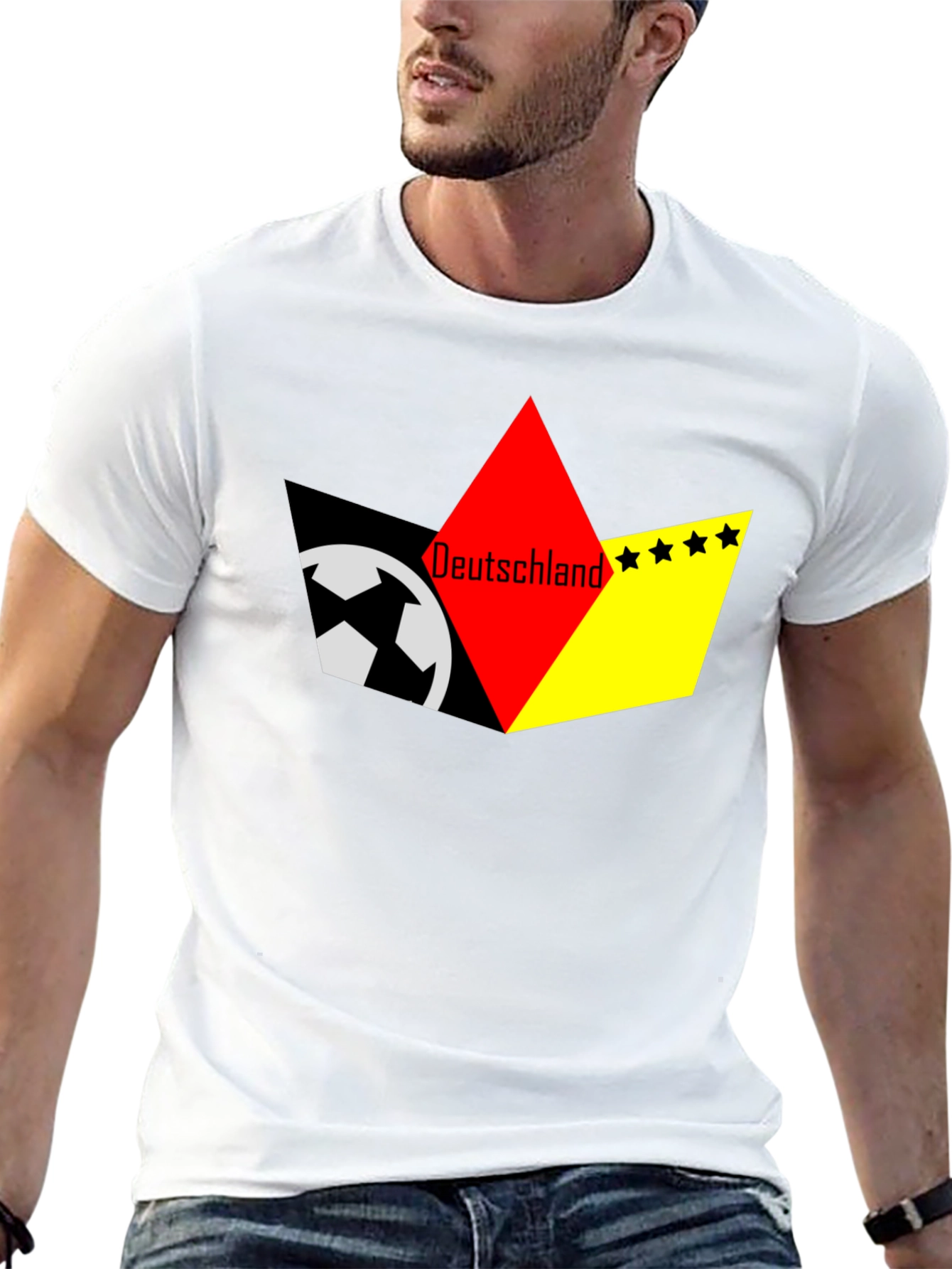 Deutschland Soccer T-Shirt - Black - 13