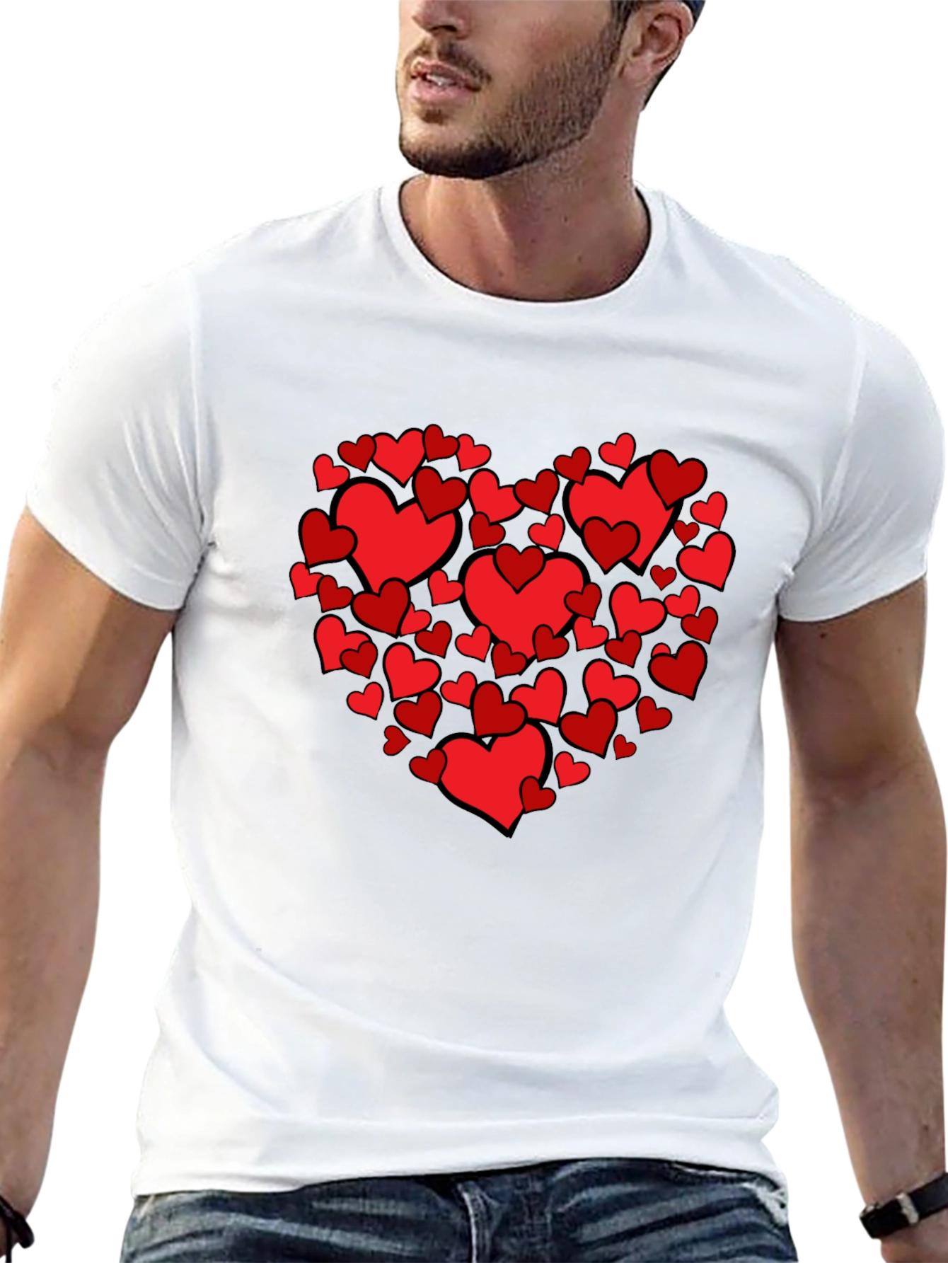 Black Heart Full of Love T-Shirt view 13