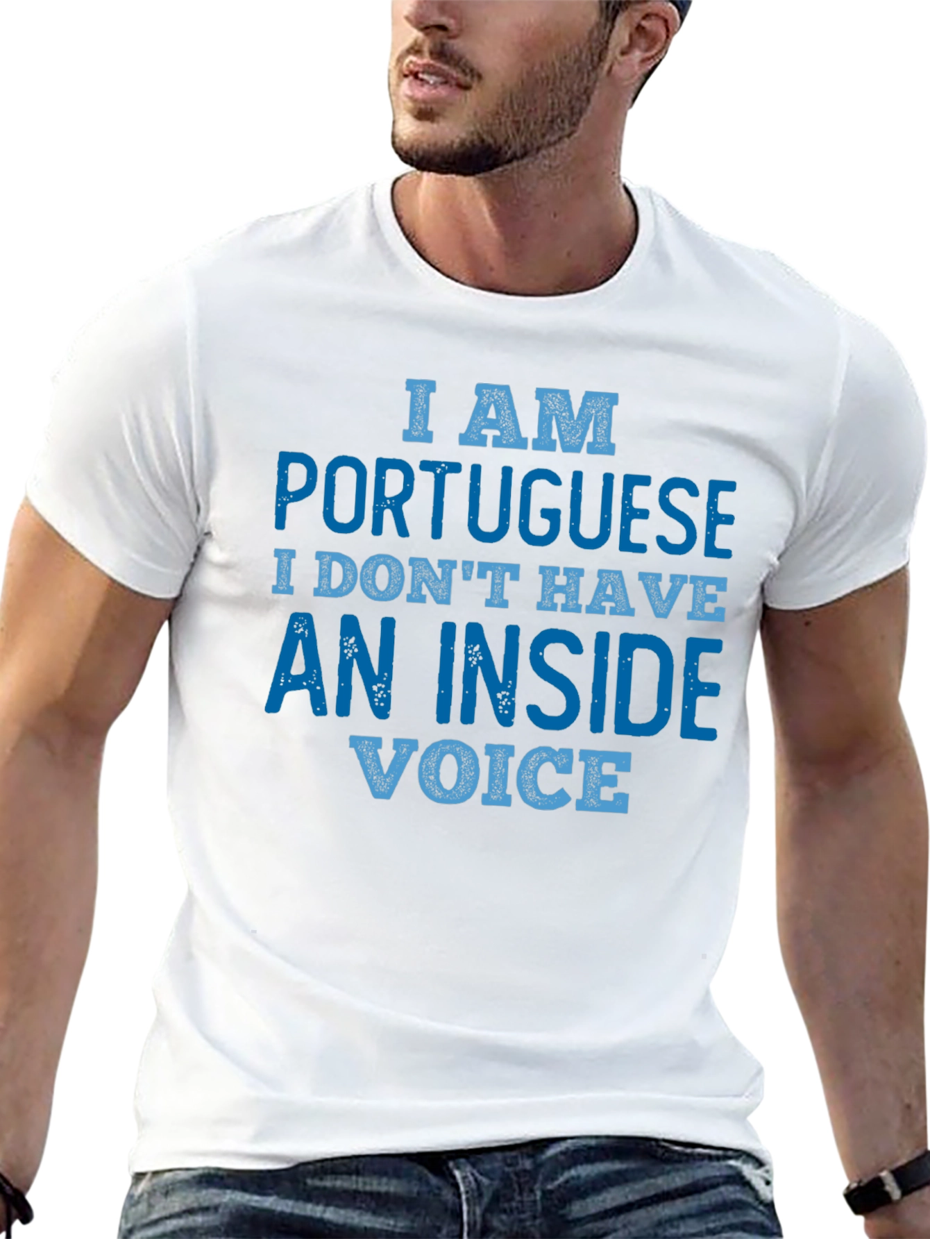 Black Portuguese Inside Voice Graphic Tee view 13