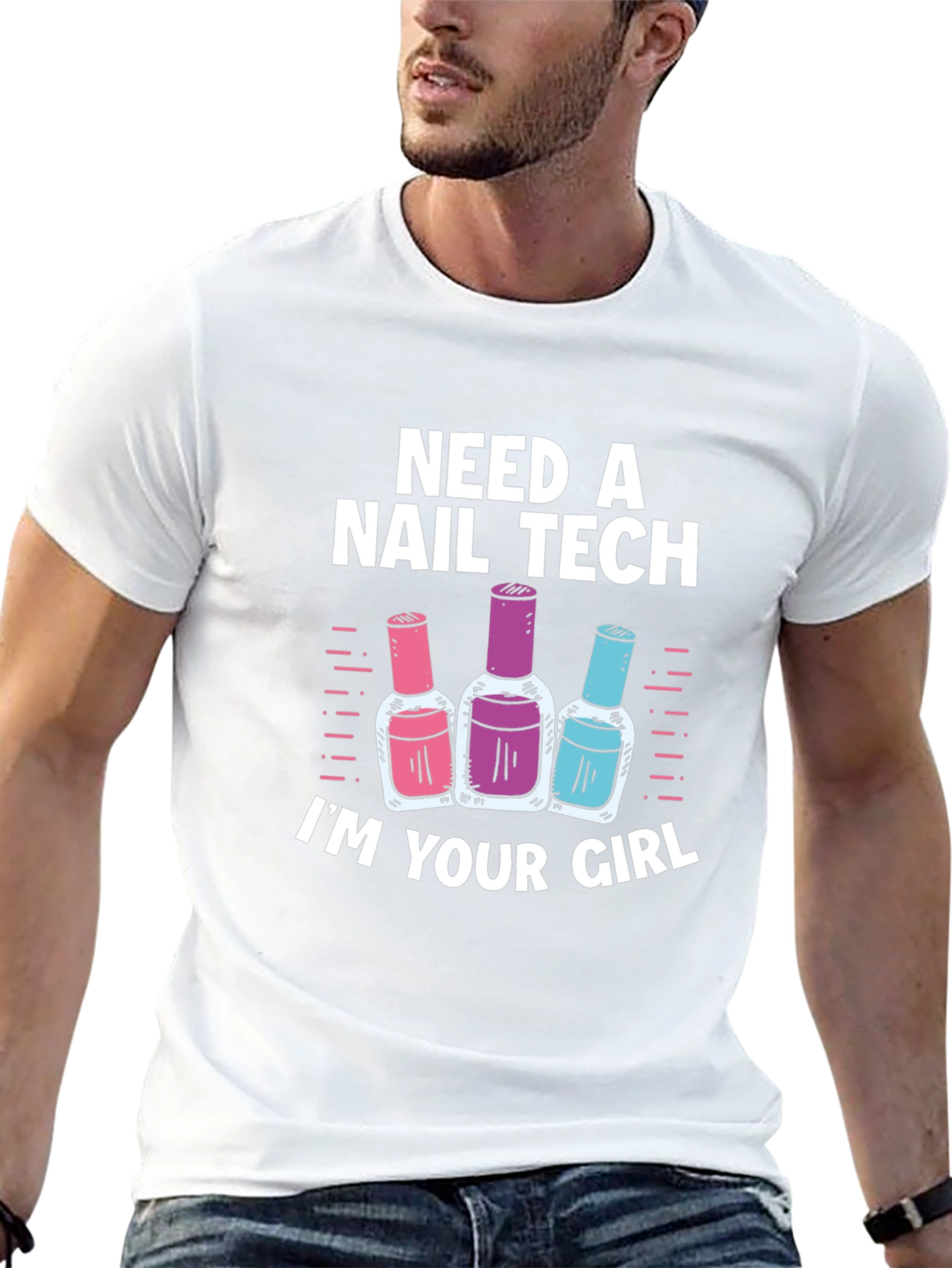 Black Need a Nail Tech? I'm Your Girl T-Shirt view 13