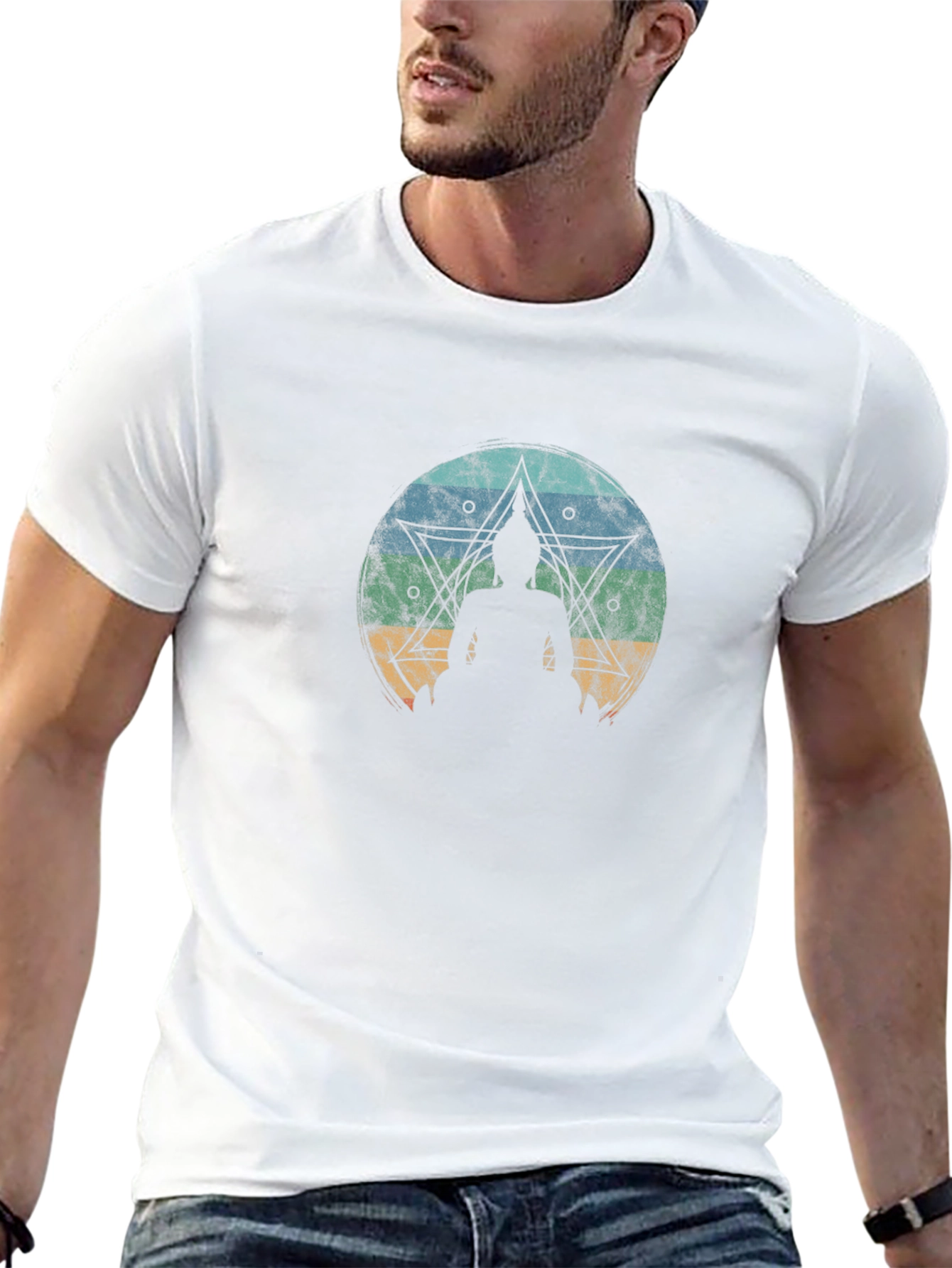 Zen Buddha Graphic Tee - 13