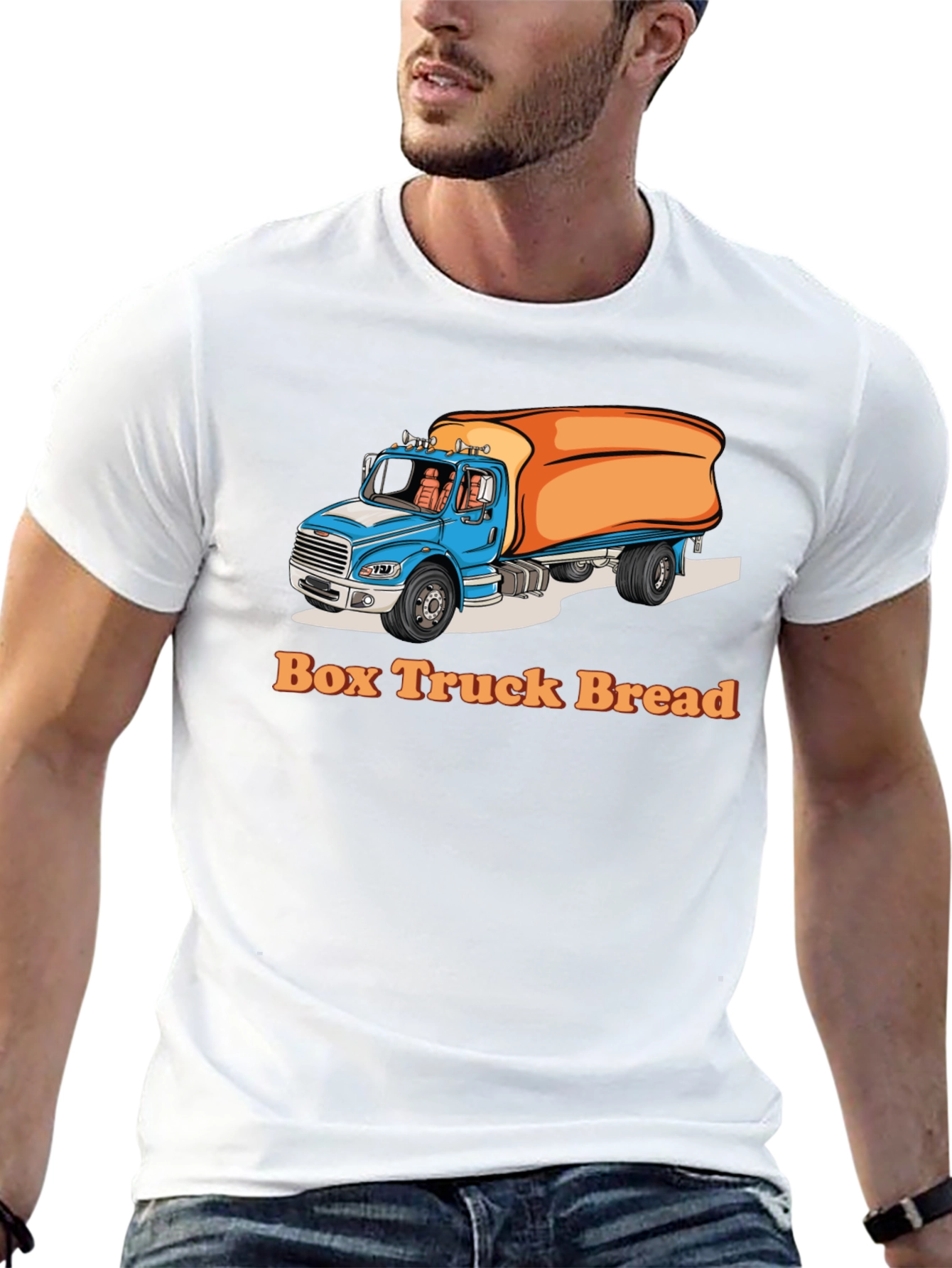Black Box Truck Bread Graphic Tee view 13