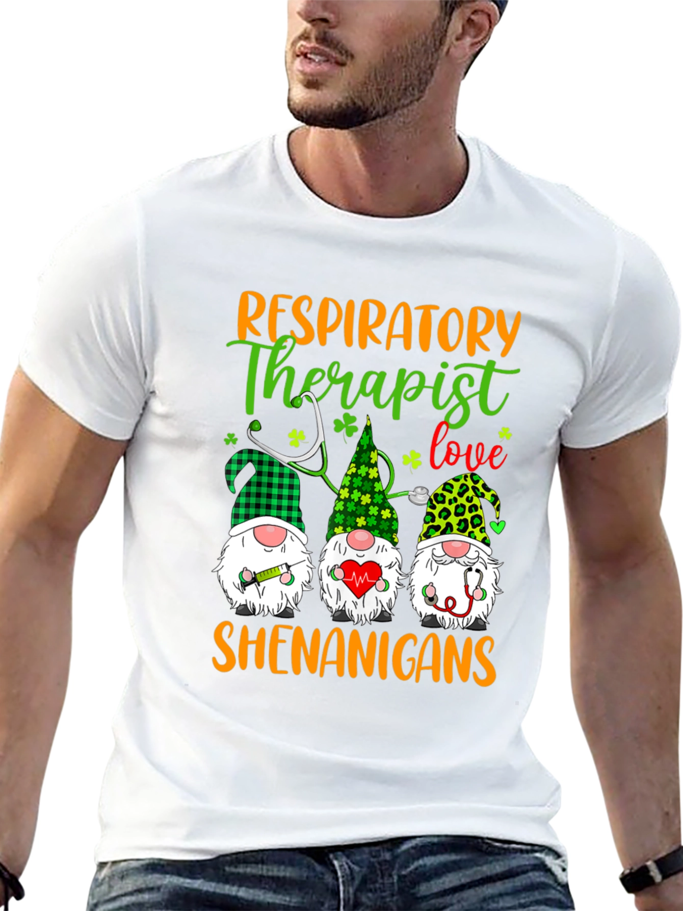 Black Respiratory Therapist Shenanigans T-Shirt view 13